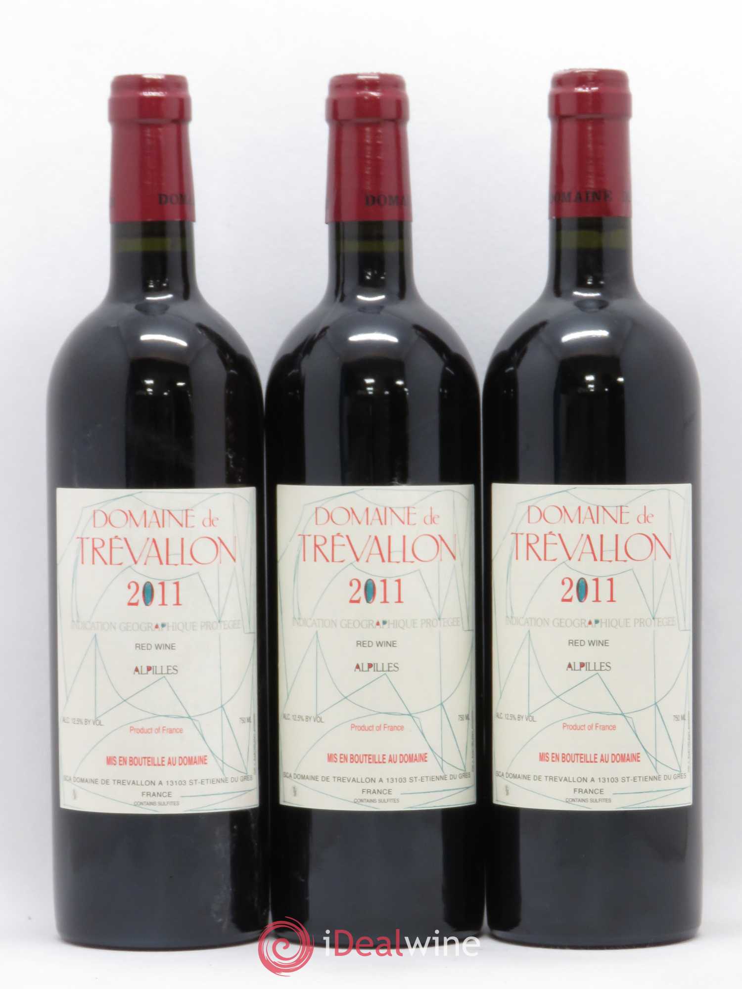 Alpilles Trévallon (Domaine de) Eloi Dürrbach 2011 - Lot de 3 bouteilles - 0