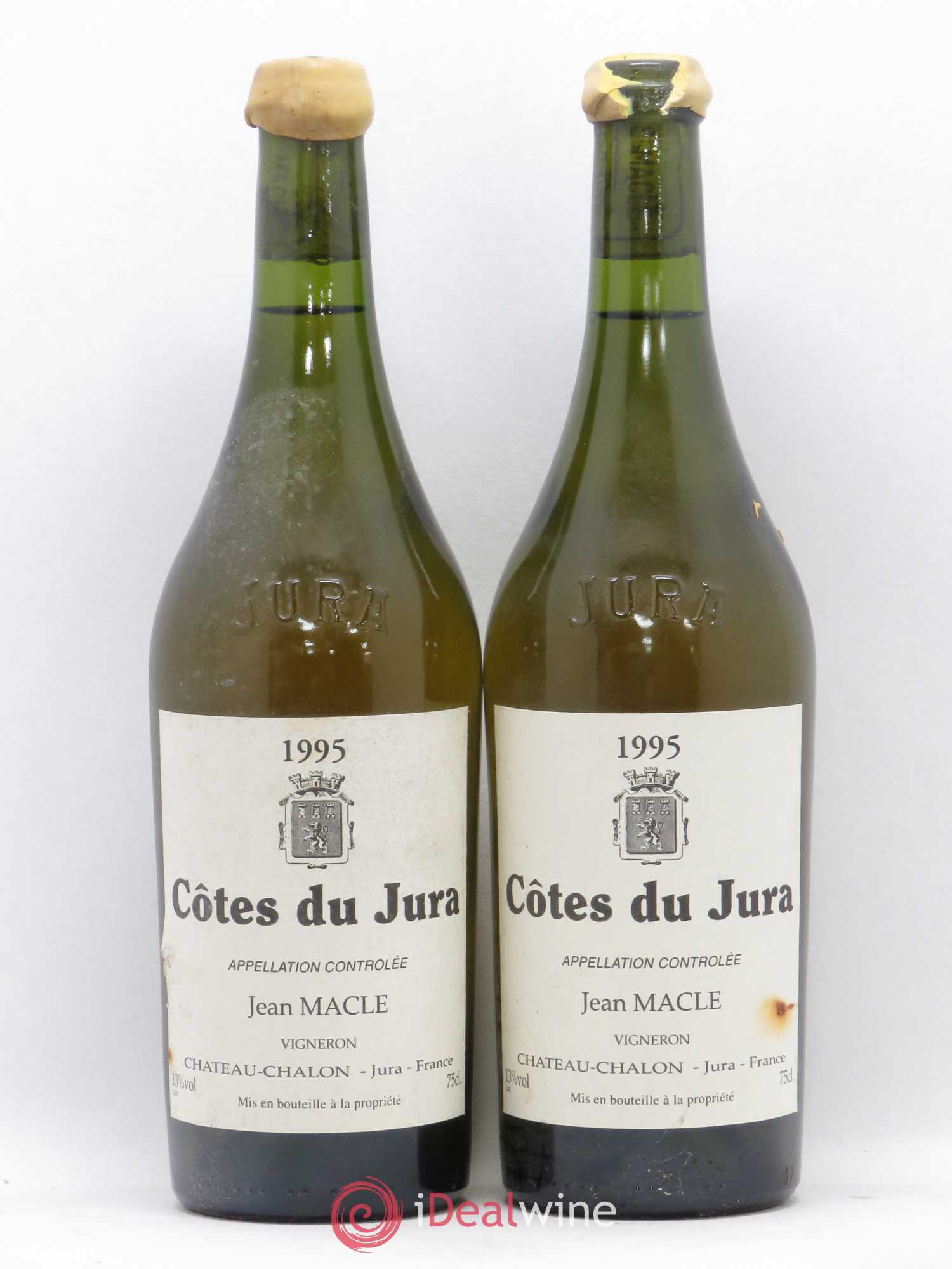 Côtes du Jura Jean Macle 1995 - Lot de 2 bouteilles - 0