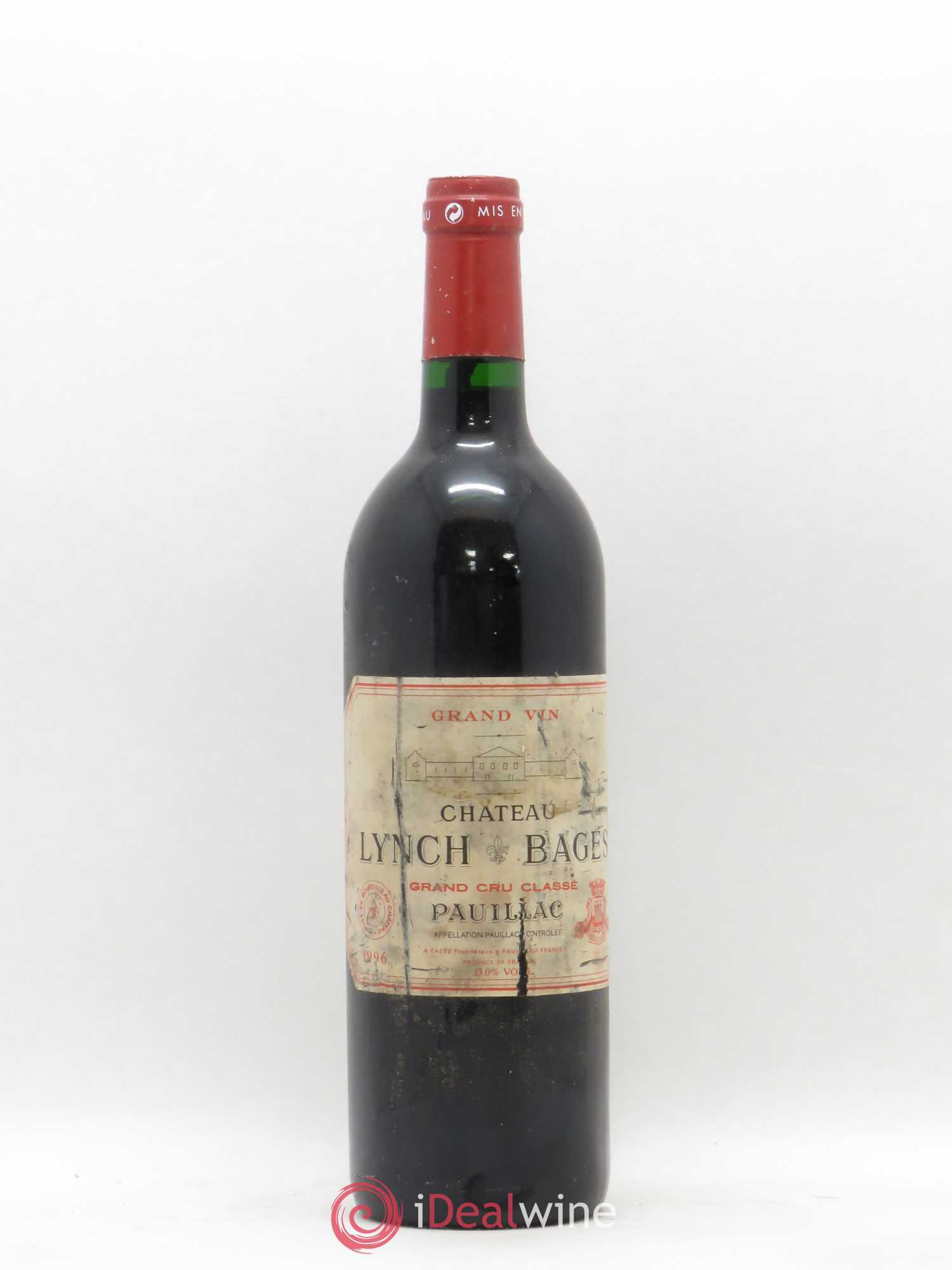 Château Lynch Bages 5ème Grand Cru Classé 1996 - Lot de 1 bouteille - 0