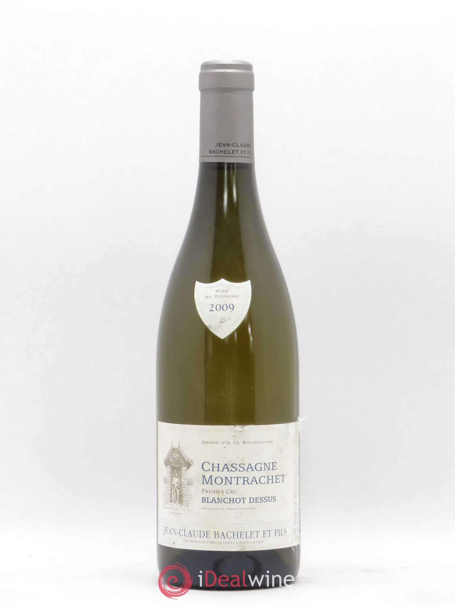 Chassagne-Montrachet 1er Cru Blanchot Dessus Jean-Claude Bachelet (Domaine) 2009 - Lot de 1 bouteille - 0