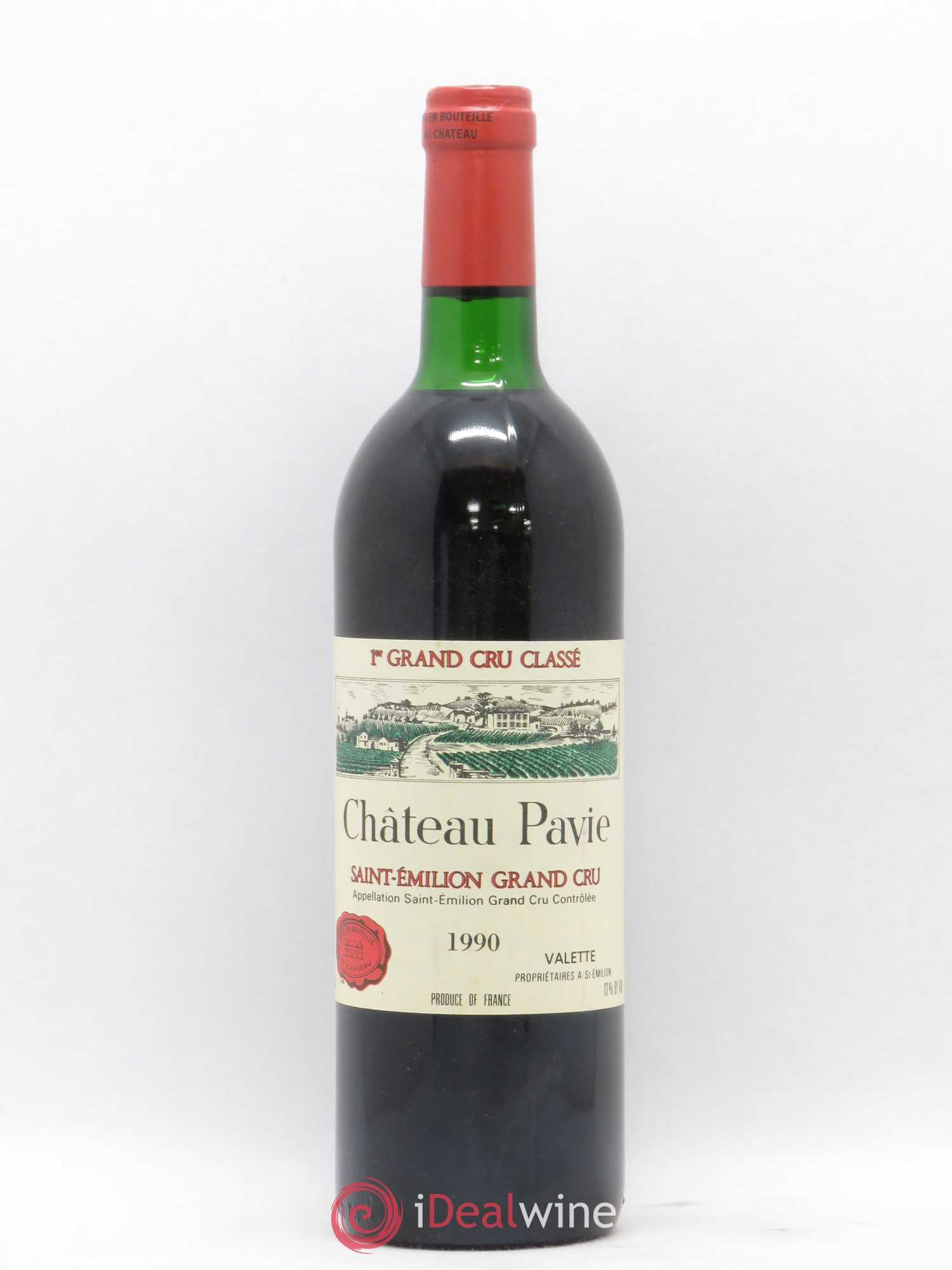Château Pavie 1er Grand Cru Classé A 1990 - Lot de 1 bouteille - 0
