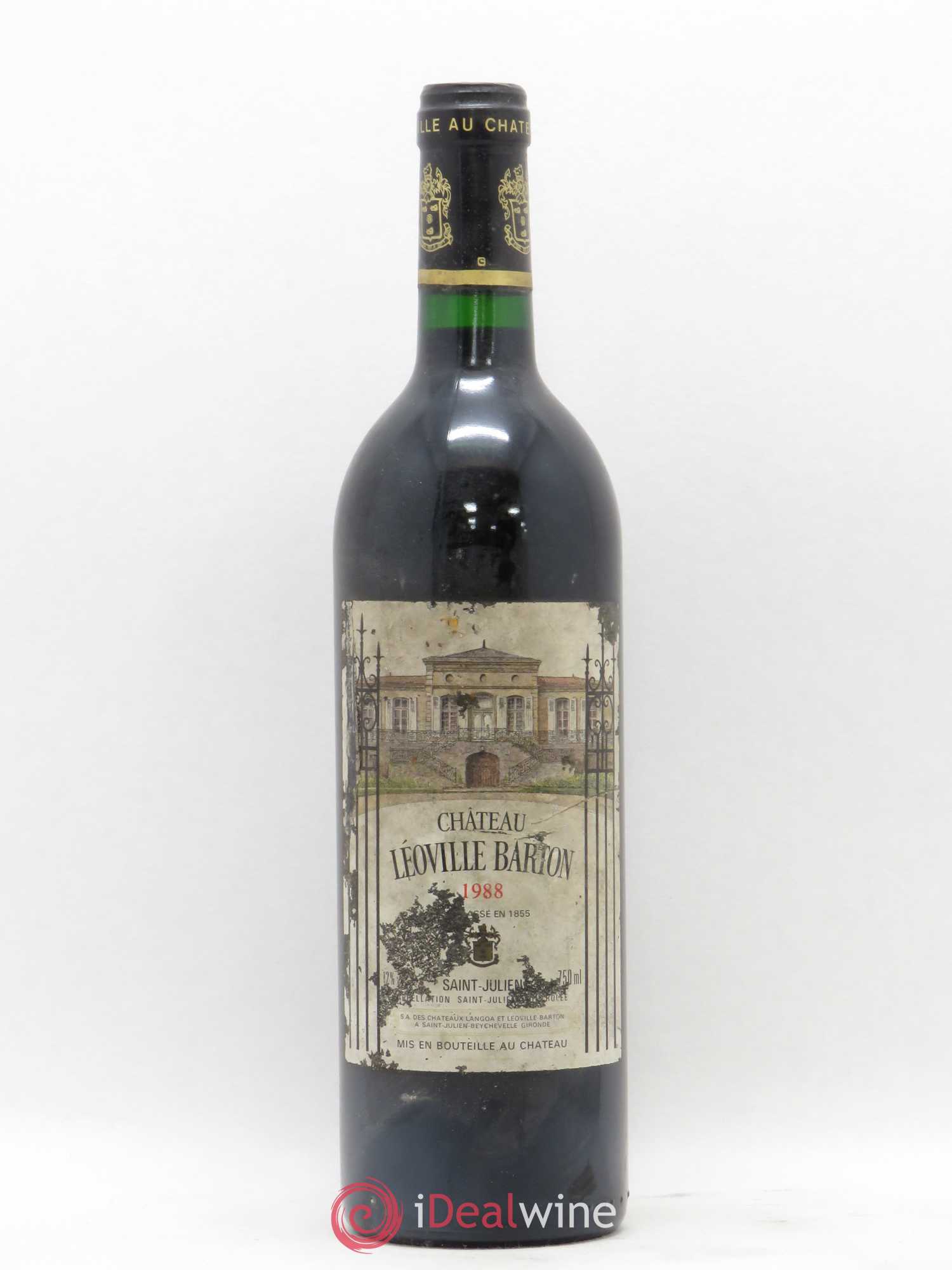 Château Léoville Barton 2ème Grand Cru Classé 1988 - Lot de 1 bouteille - 0