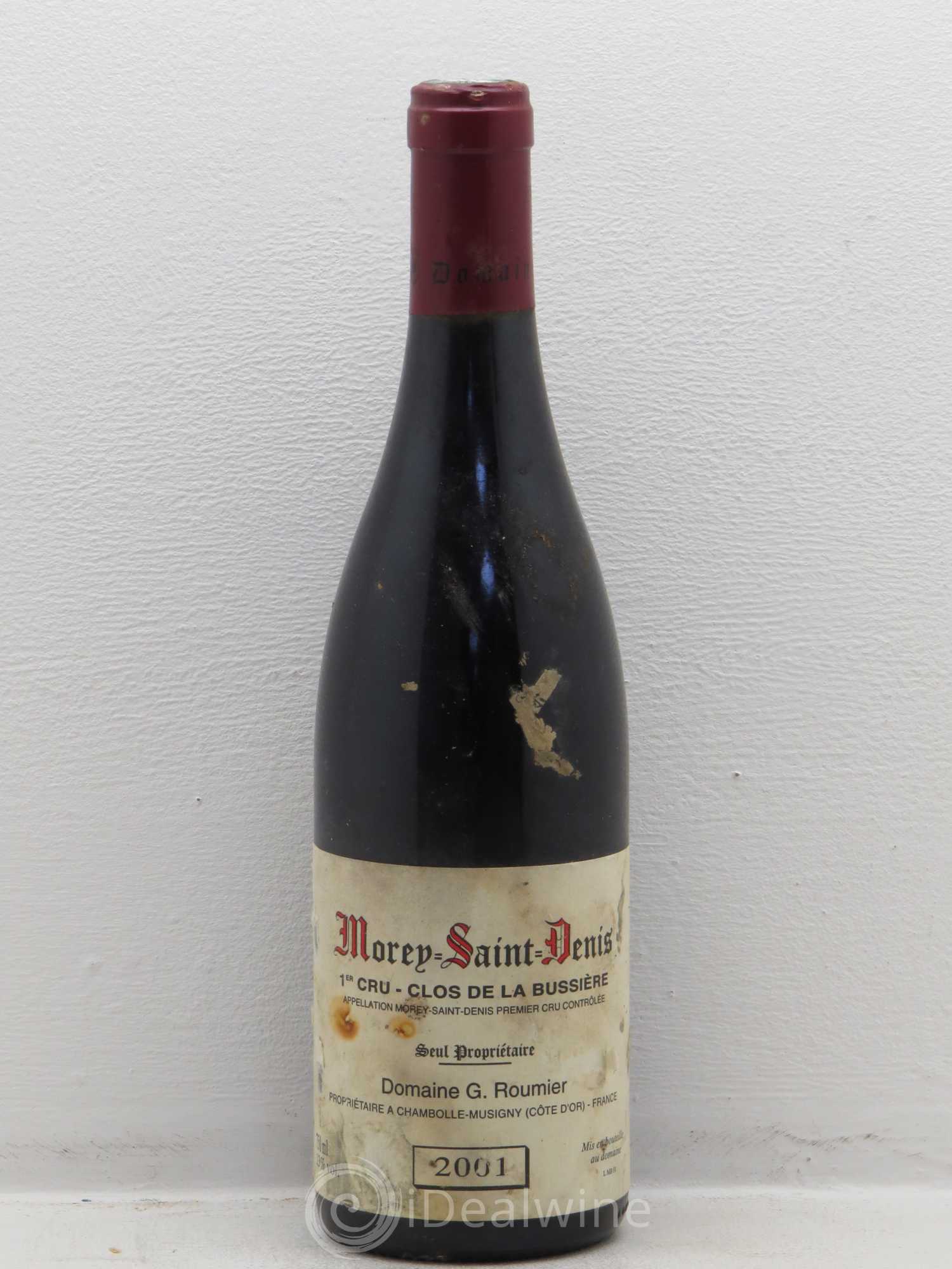 Morey-Saint-Denis 1er Cru Clos de la Bussière Georges Roumier (Domaine) 2001 - Lot de 1 bouteille - 0