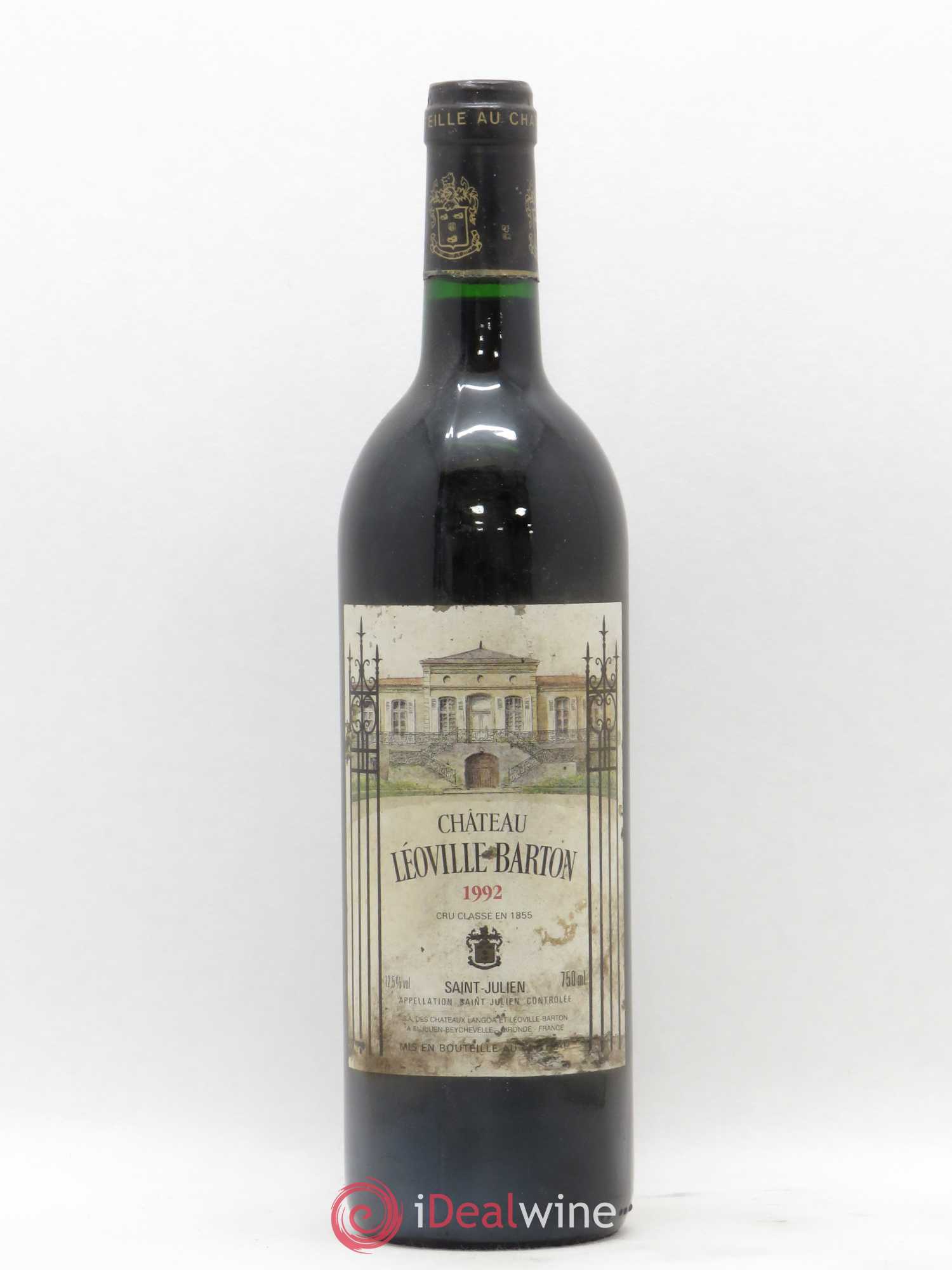 Château Léoville Barton 2ème Grand Cru Classé 1992 - Lot de 1 bouteille - 0