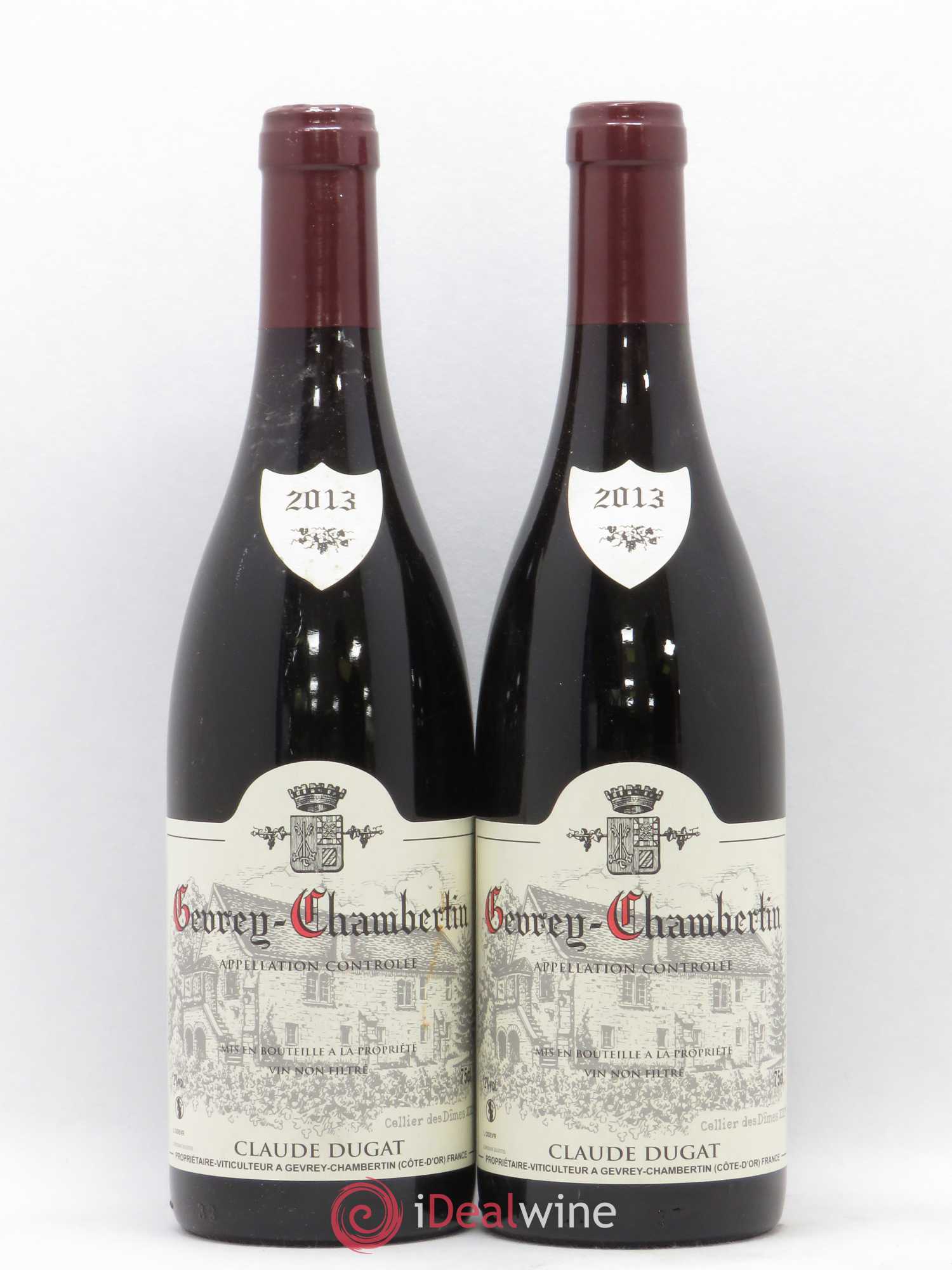 Gevrey-Chambertin Claude Dugat 2013 - Lot de 2 bouteilles - 0