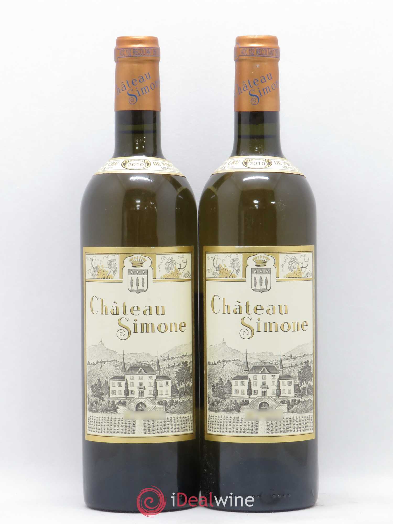 Palette Château Simone Famille Rougier 2010 - Lot de 2 bouteilles - 0