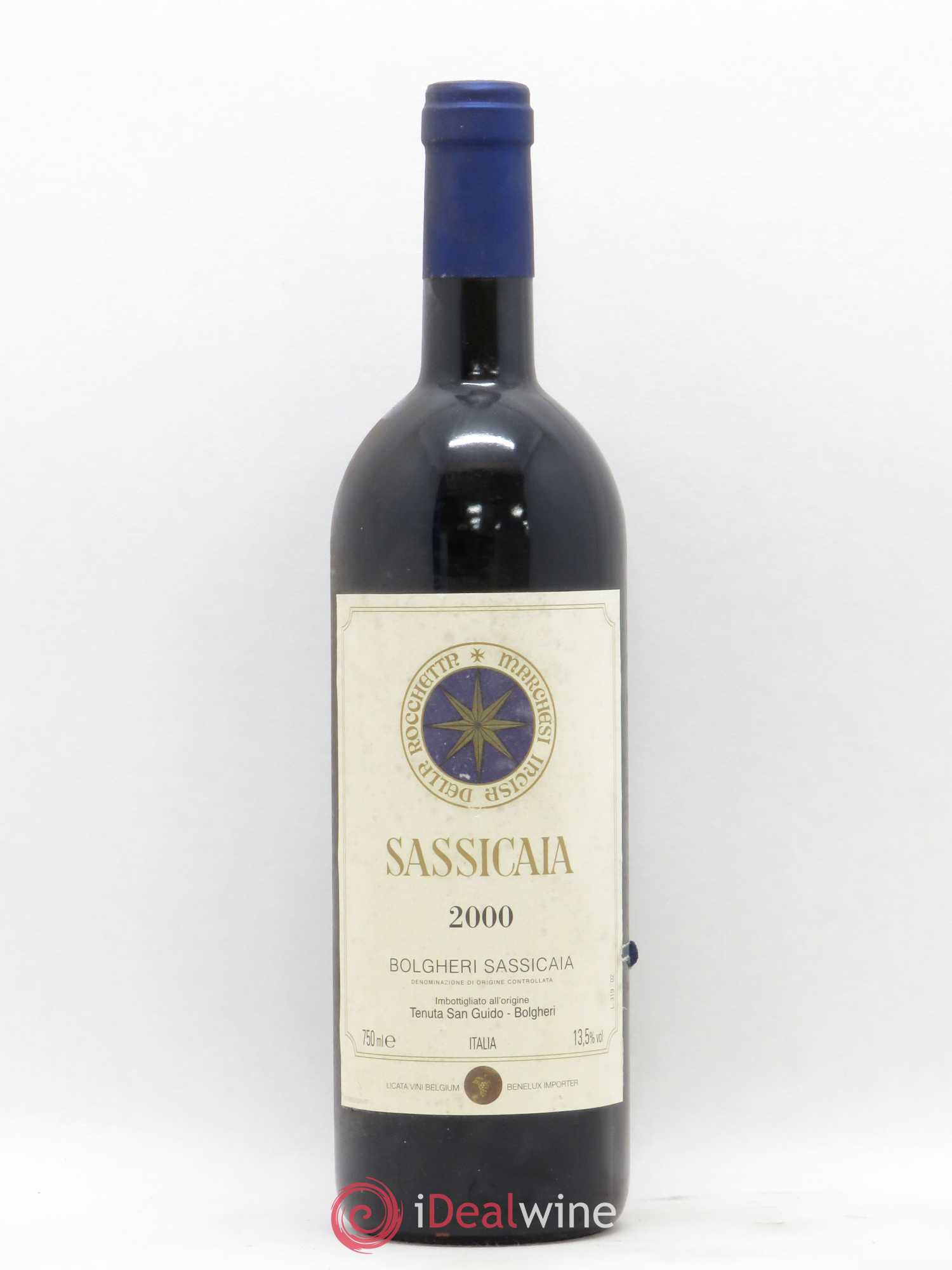 Bolgheri DOC Sassicaia Tenuta San Guido 2000 - Lot de 1 bouteille - 0