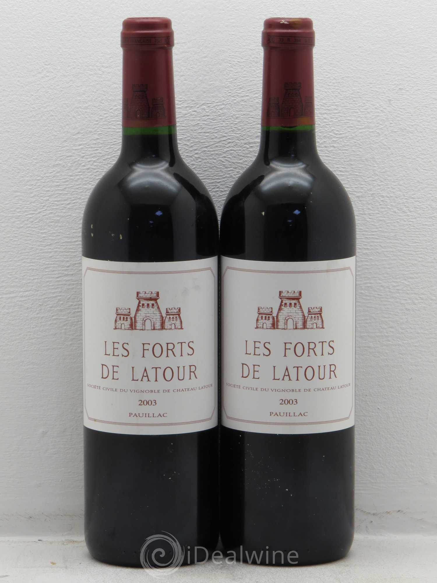 Les Forts de Latour Second Vin 2003 - Lot de 2 bouteilles - 0