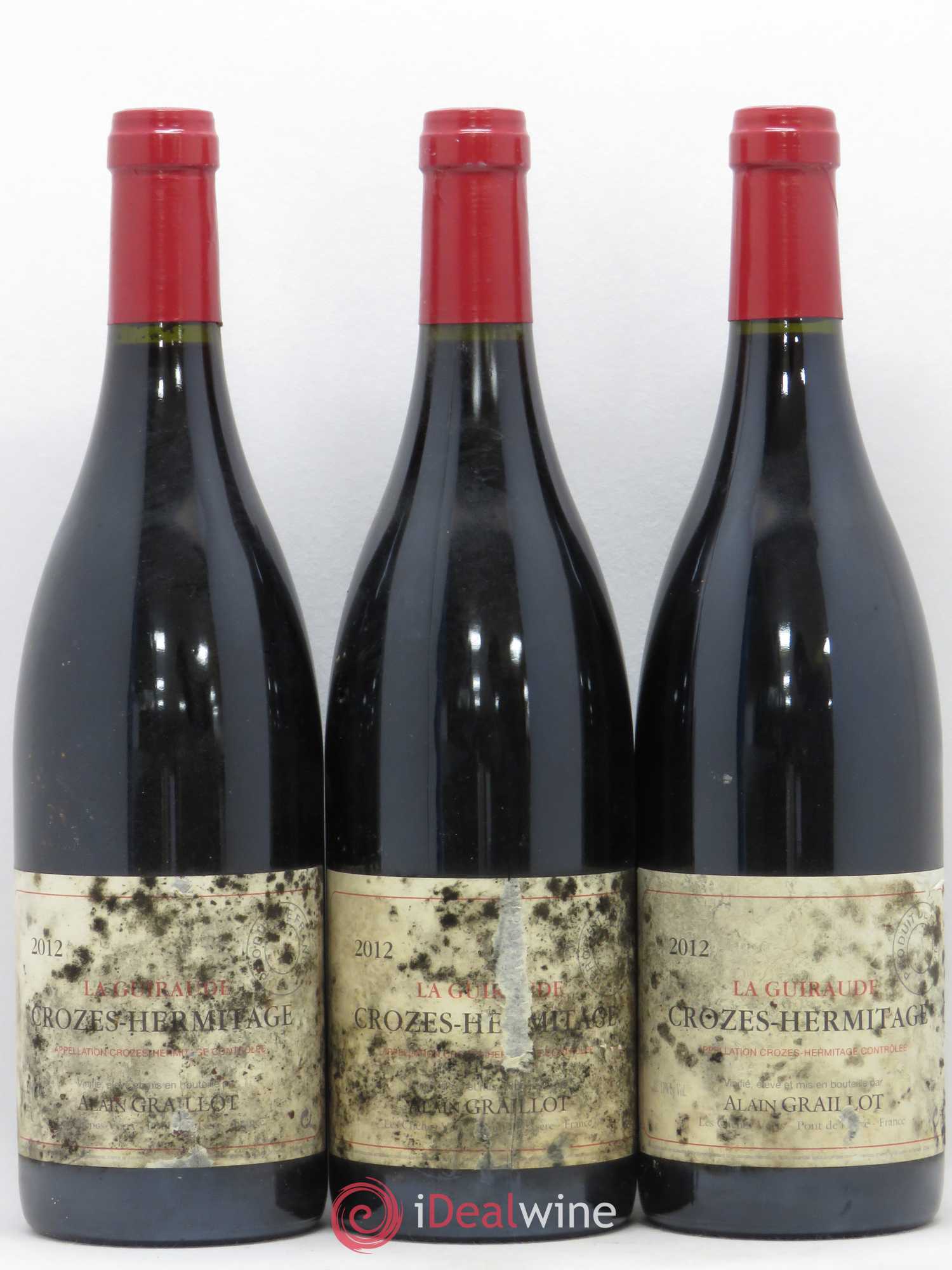 Crozes-Hermitage La Guiraude Domaine Graillot 2012 - Lot de 3 bouteilles - 0
