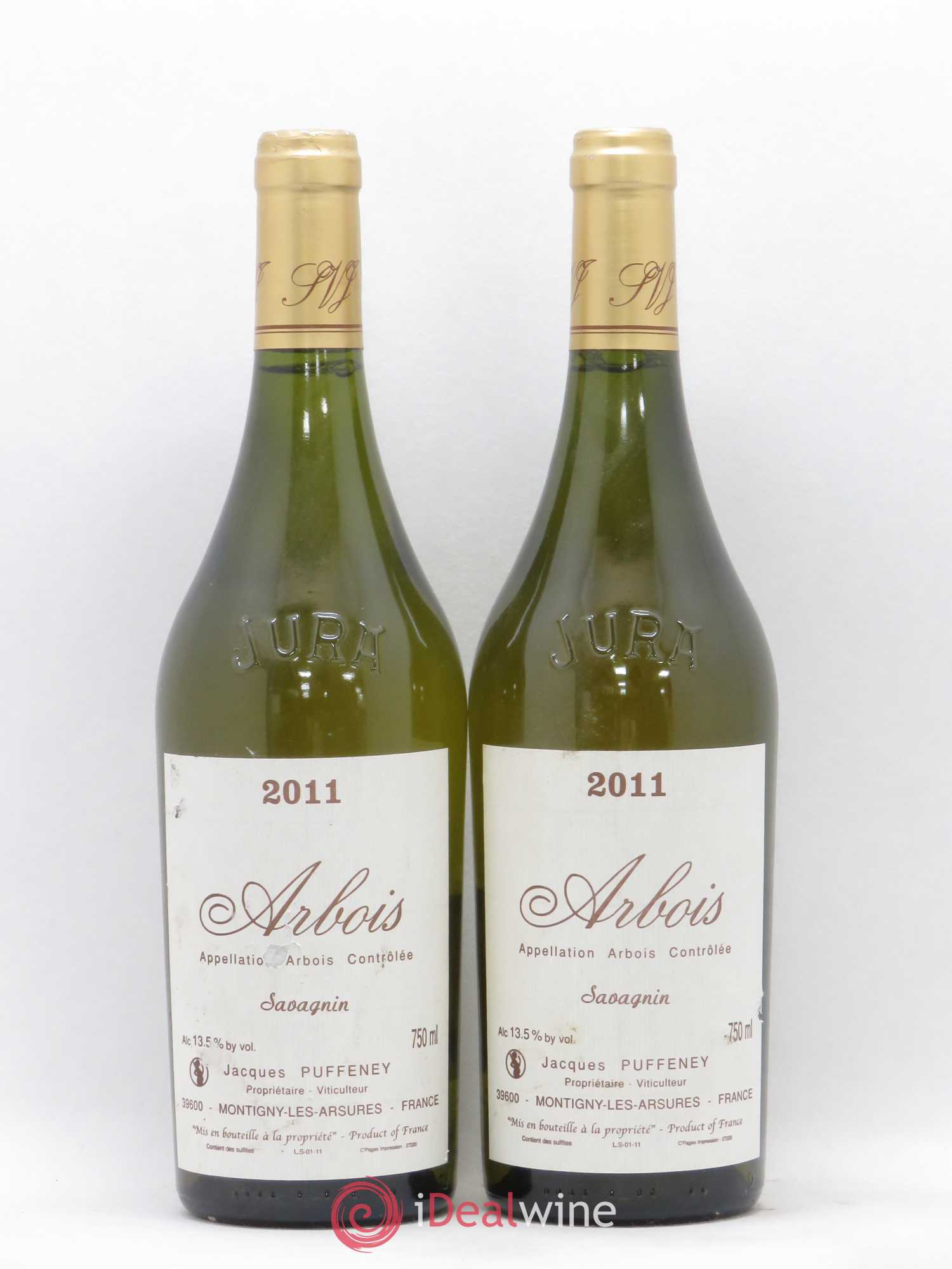 Arbois Savagnin Jacques Puffeney 2011 - Lot de 2 bouteilles - 0