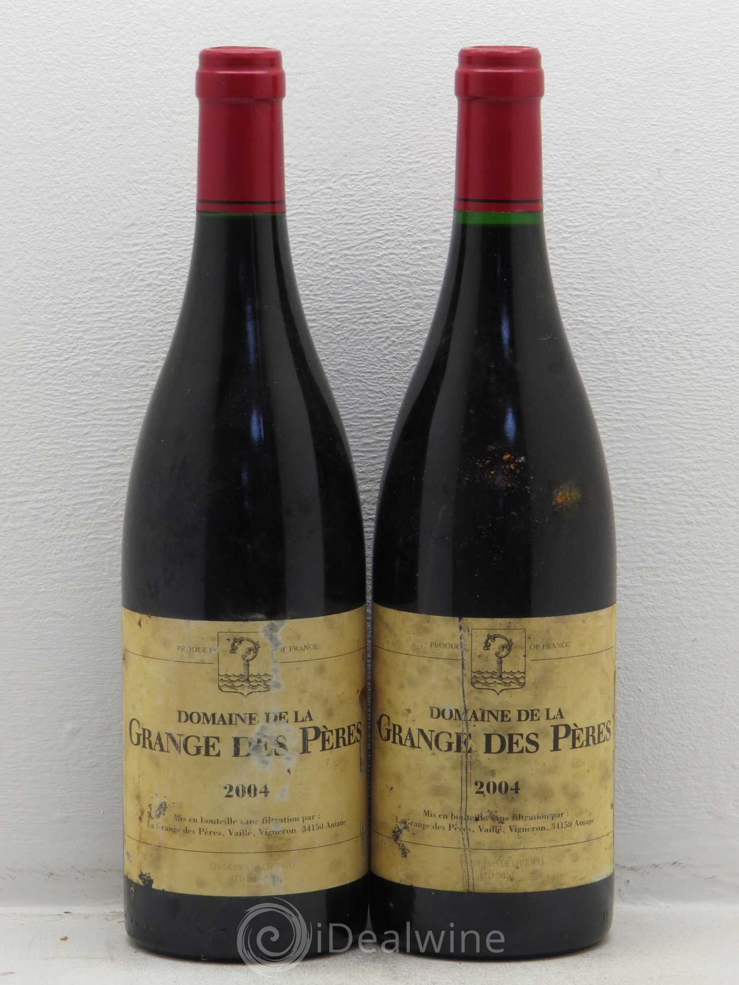 Pays d'Hérault Grange des Pères Laurent Vaillé 2004 - Lot de 2 bouteilles - 0