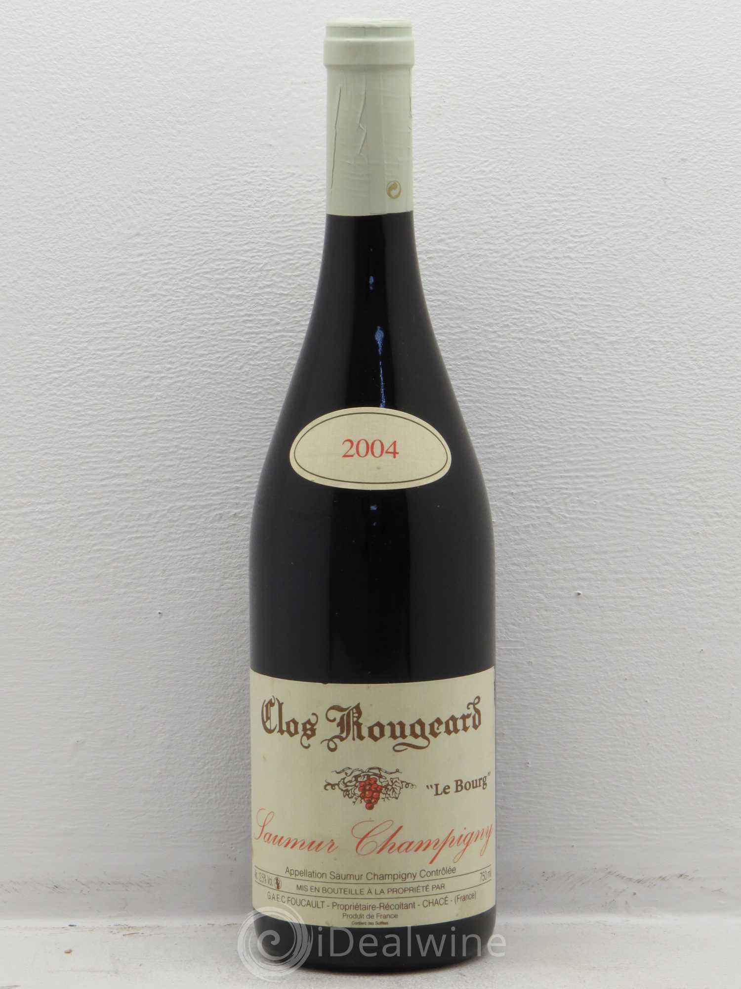 Saumur-Champigny Le Bourg Clos Rougeard 2004 - Lot de 1 bouteille - 0