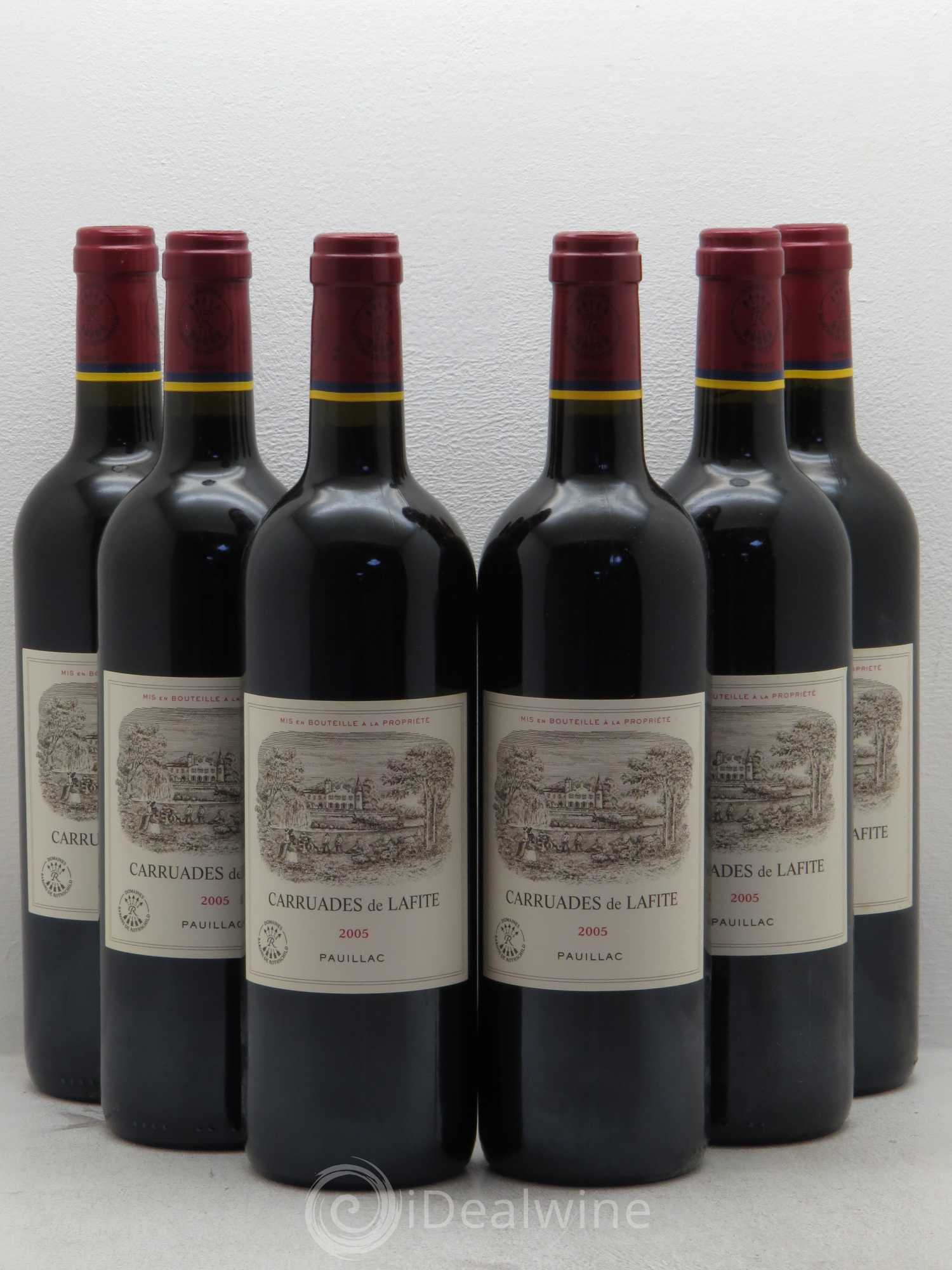 Carruades de Lafite Rothschild Second Vin 2005 - Lot de 6 bouteilles - 0