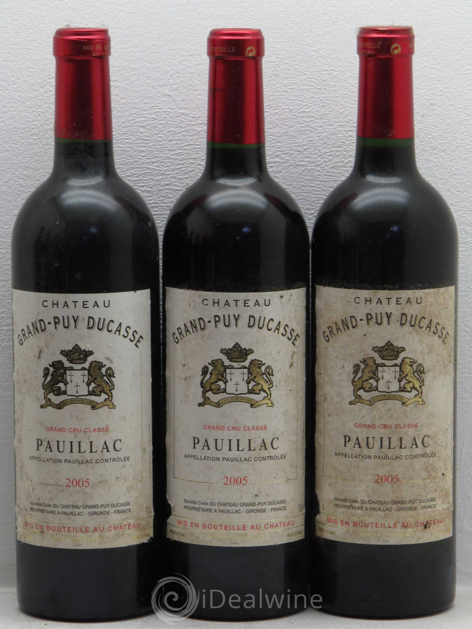 Château Grand Puy Ducasse 5ème Grand Cru Classé 2005 - Lot de 12 bouteilles - 1