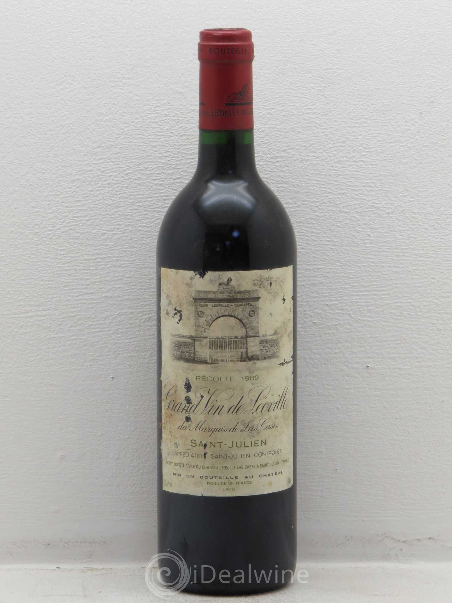 Château Léoville Las Cases 2ème Grand Cru Classé 1989 - Lot de 1 bouteille - 0