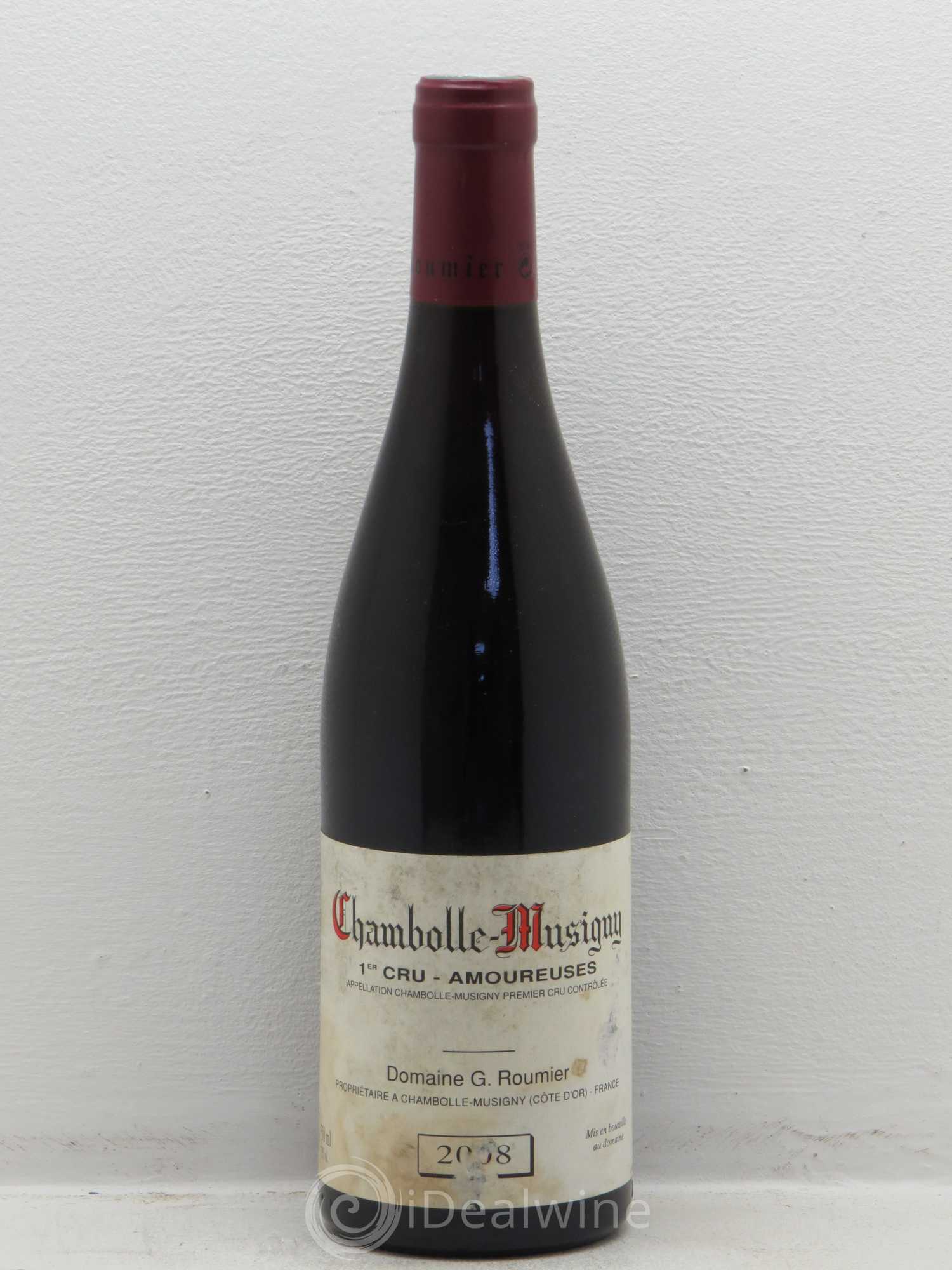 Chambolle-Musigny 1er Cru Les Amoureuses Georges Roumier (Domaine) 2008 - Lot de 1 bouteille - 0