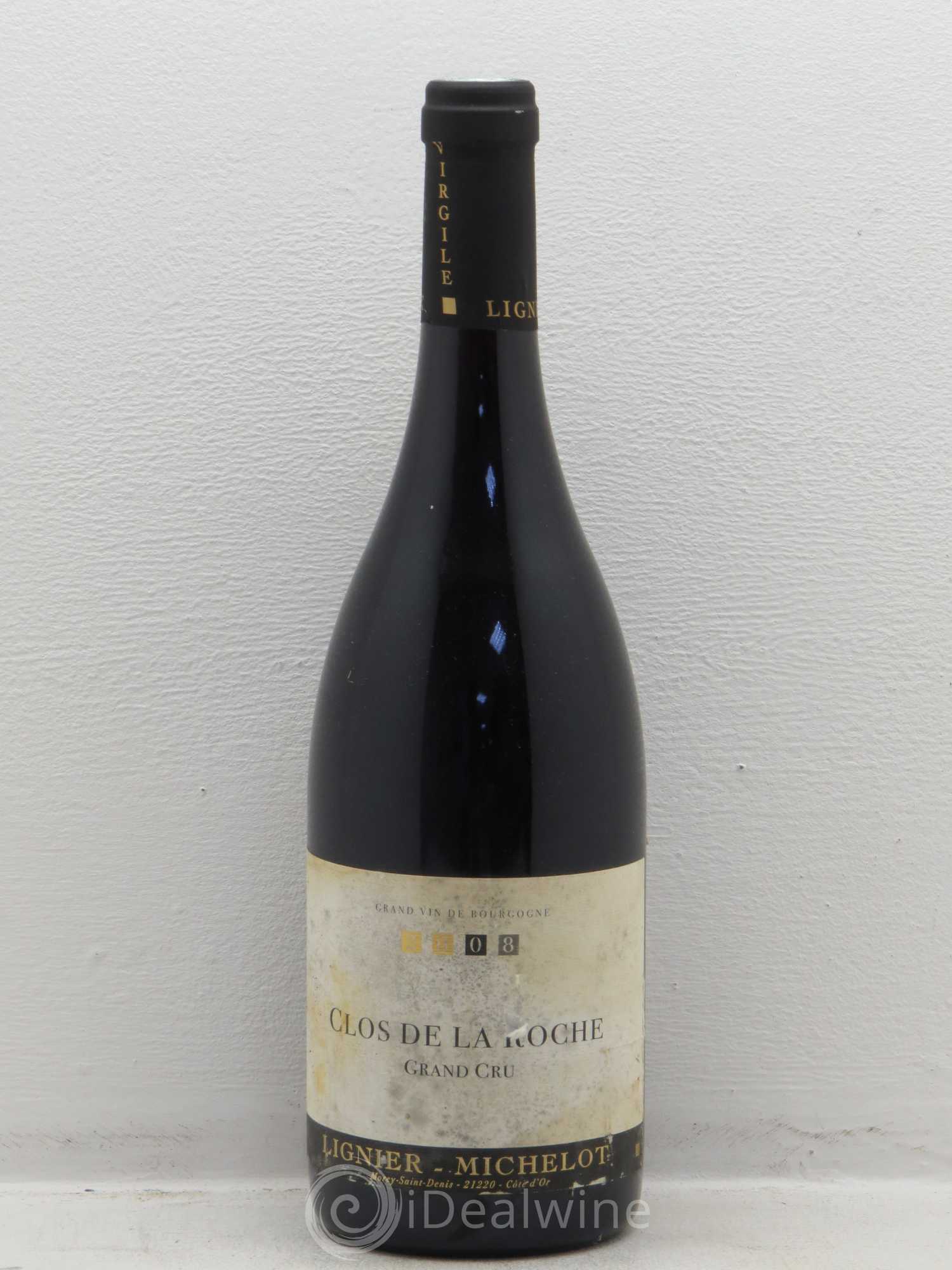 Clos de la Roche Grand Cru Domaine Lignier Michelot 2008 - Posten von 1 Flasche - 0