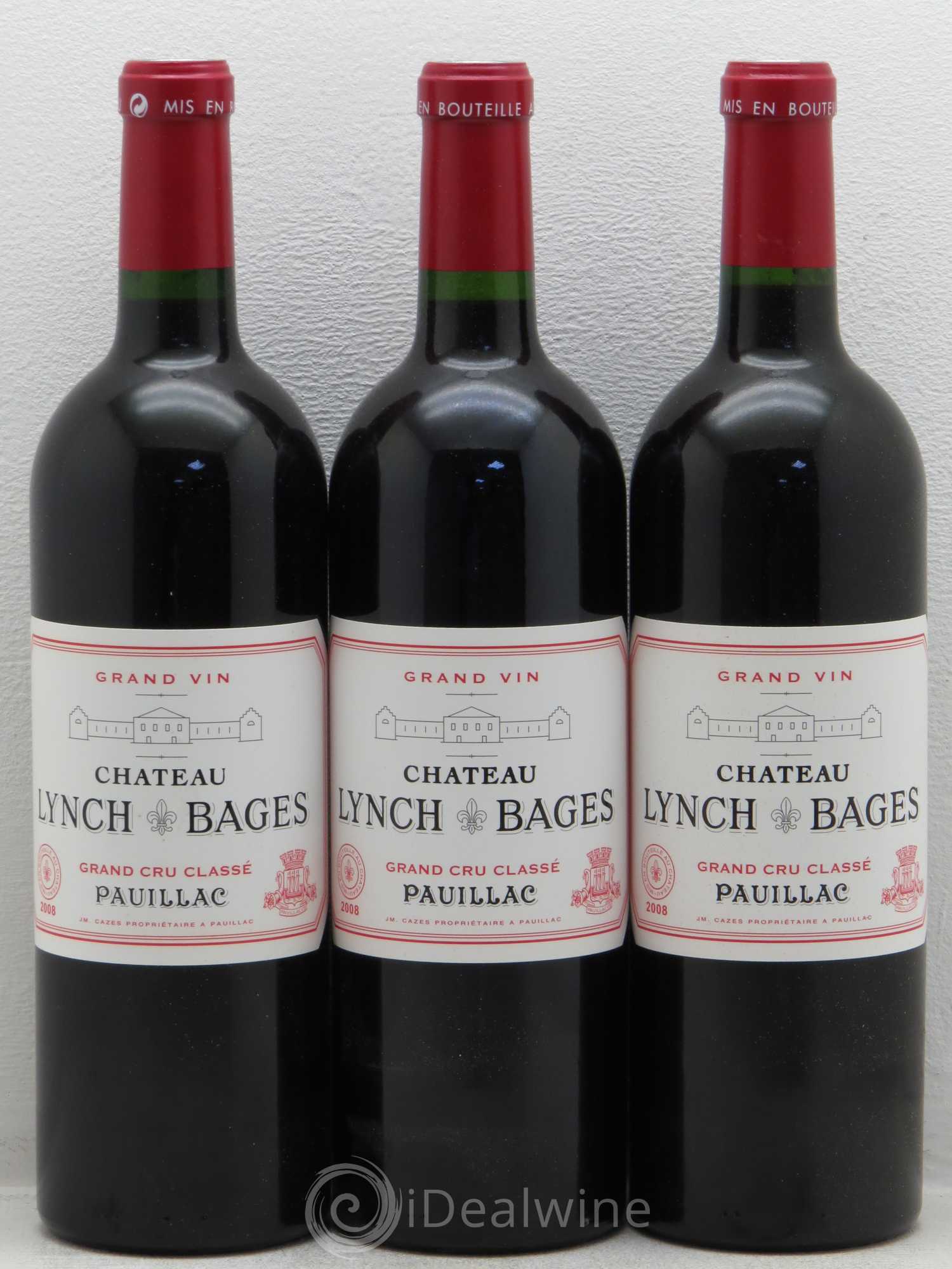 Château Lynch Bages 5ème Grand Cru Classé 2008 - Lot de 6 bouteilles - 2