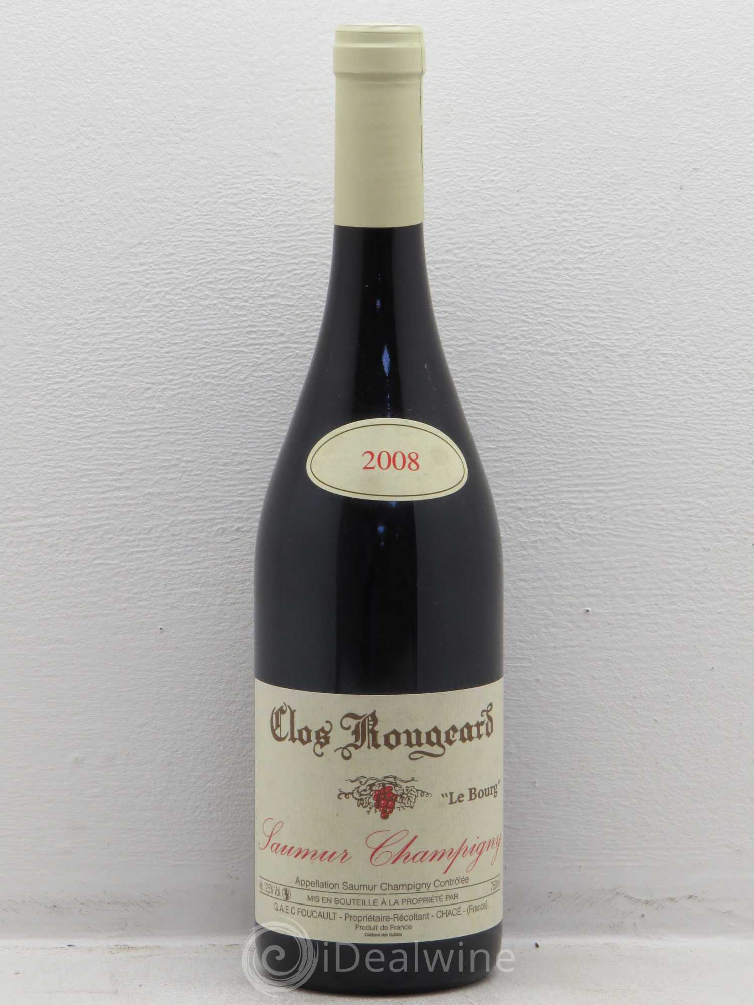 Saumur-Champigny Le Bourg Clos Rougeard 2008 - Lot de 1 bouteille - 0
