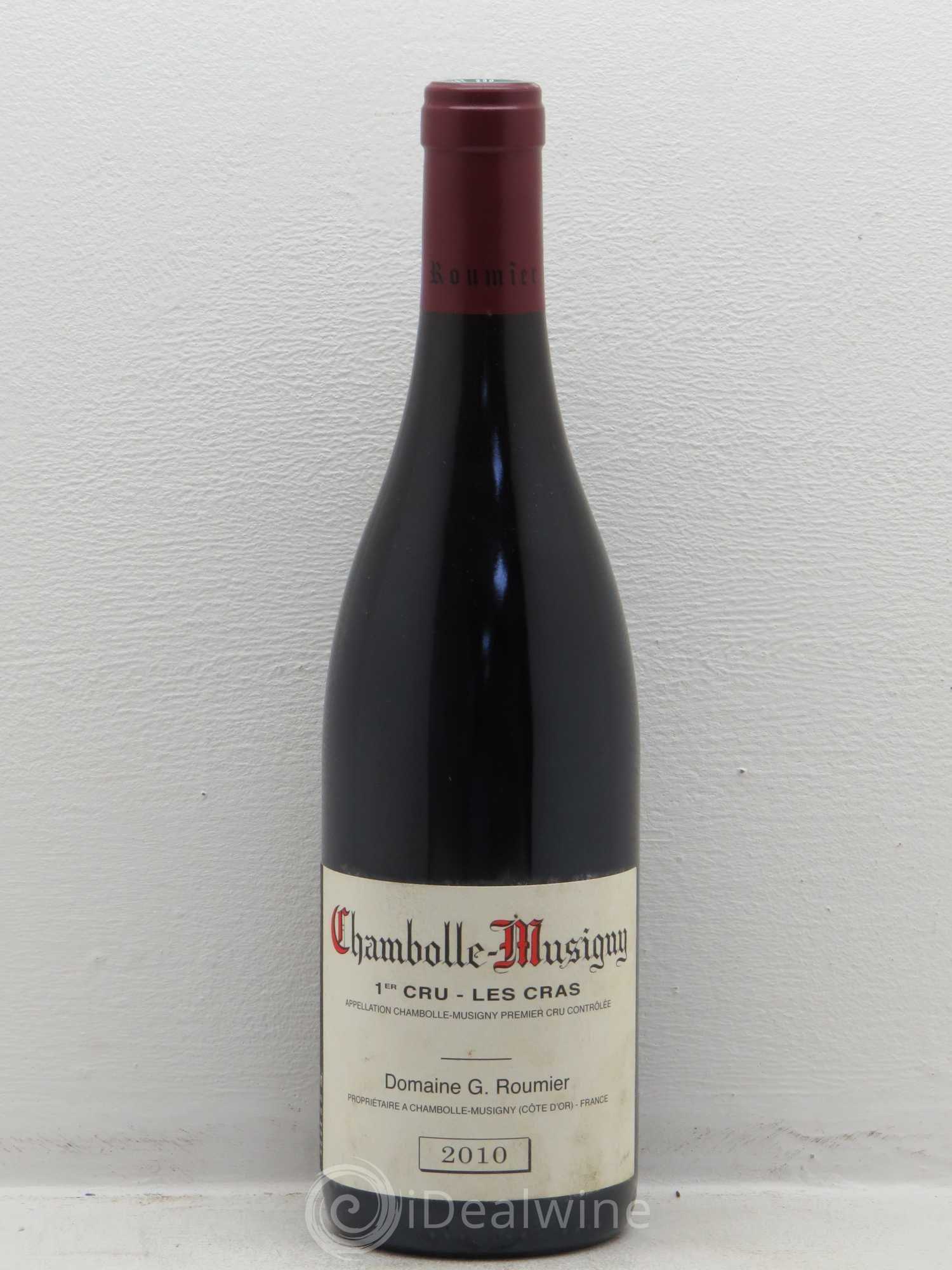 Chambolle-Musigny 1er Cru Les Cras Georges Roumier (Domaine) 2010 - Lot de 1 bouteille - 0