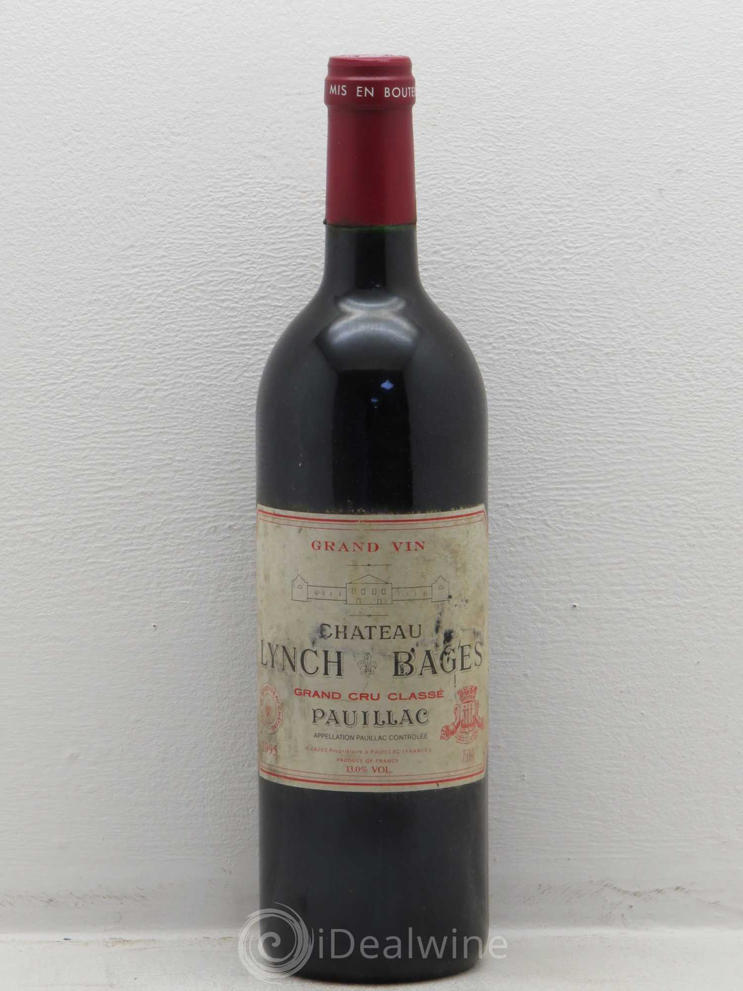 Château Lynch Bages 5ème Grand Cru Classé 1995 - Lot de 1 bouteille - 0