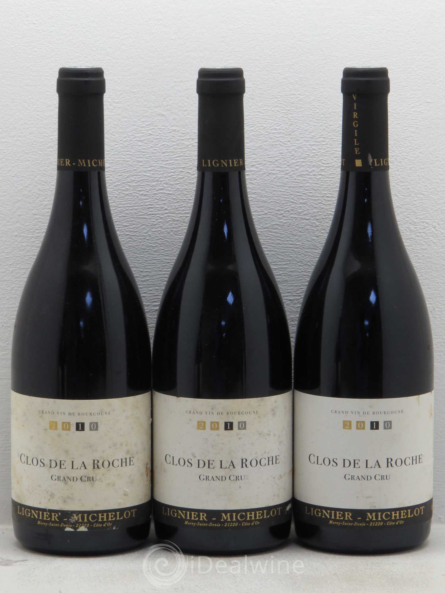 Clos de la Roche Grand Cru Domaine Lignier Michelot 2010 - Posten von 3 Flaschen - 0