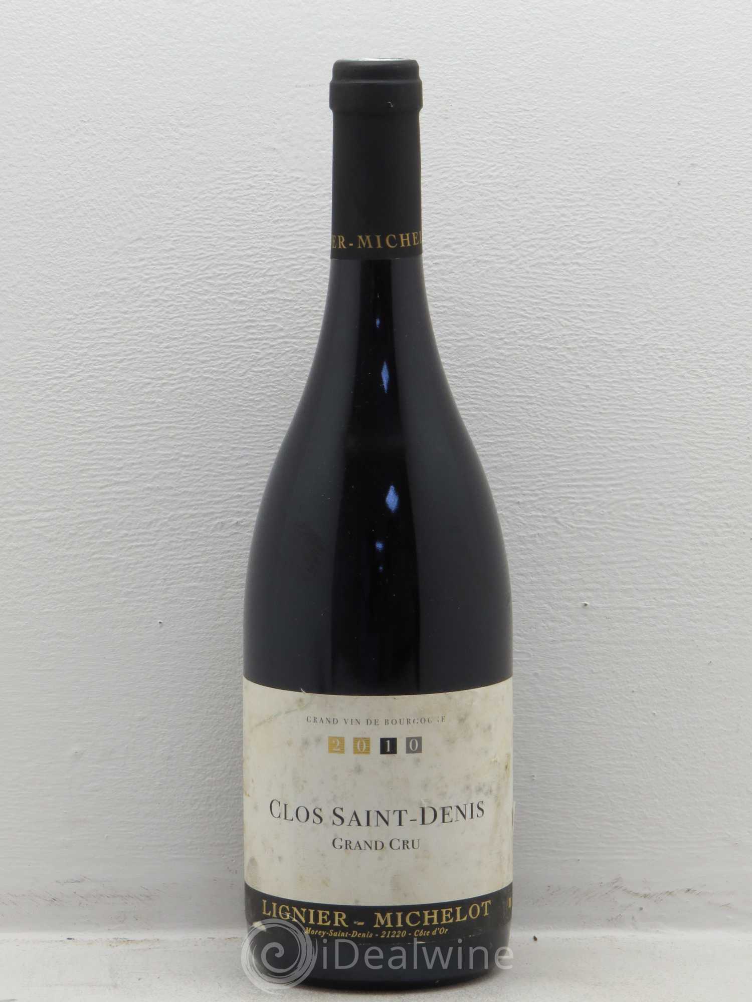 Clos Saint-Denis Grand Cru Lignier Michelot 2010 - Lot de 1 bouteille - 0