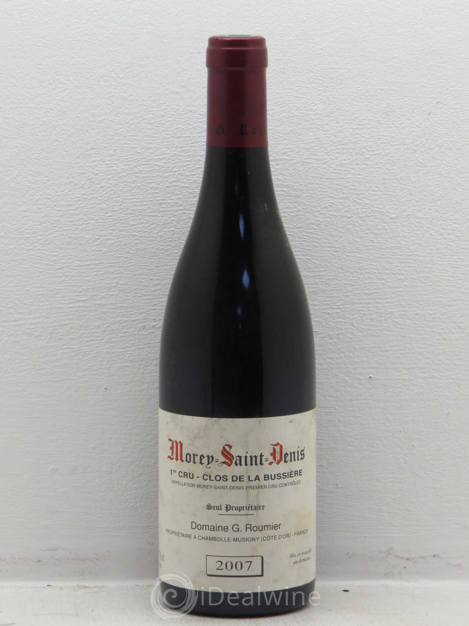 Morey-Saint-Denis 1er Cru Clos de la Bussière Georges Roumier (Domaine) 2007 - Lot de 1 bouteille - 0