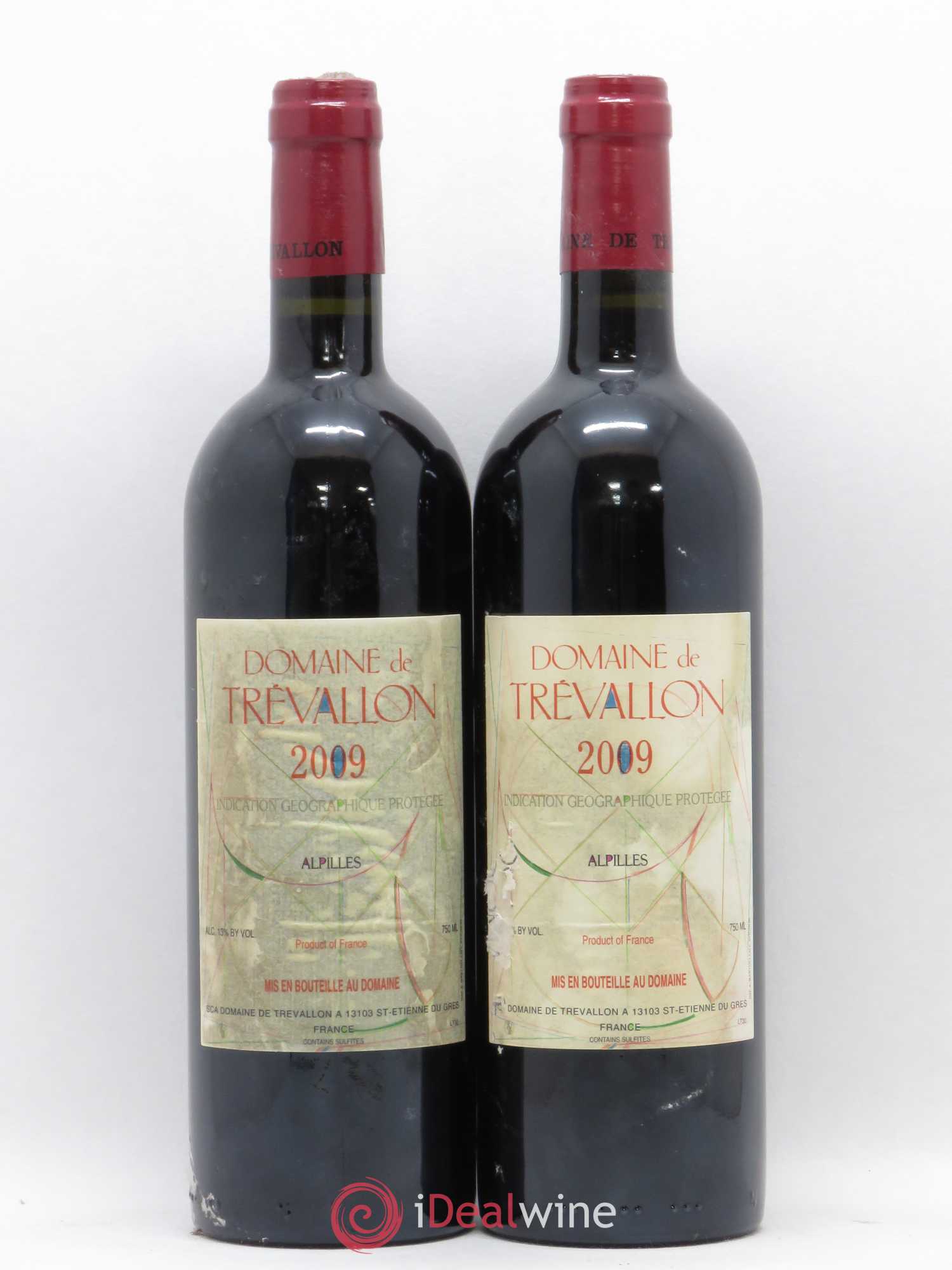 Alpilles Trévallon (Domaine de) Eloi Dürrbach 2009 - Lot de 2 bouteilles - 0