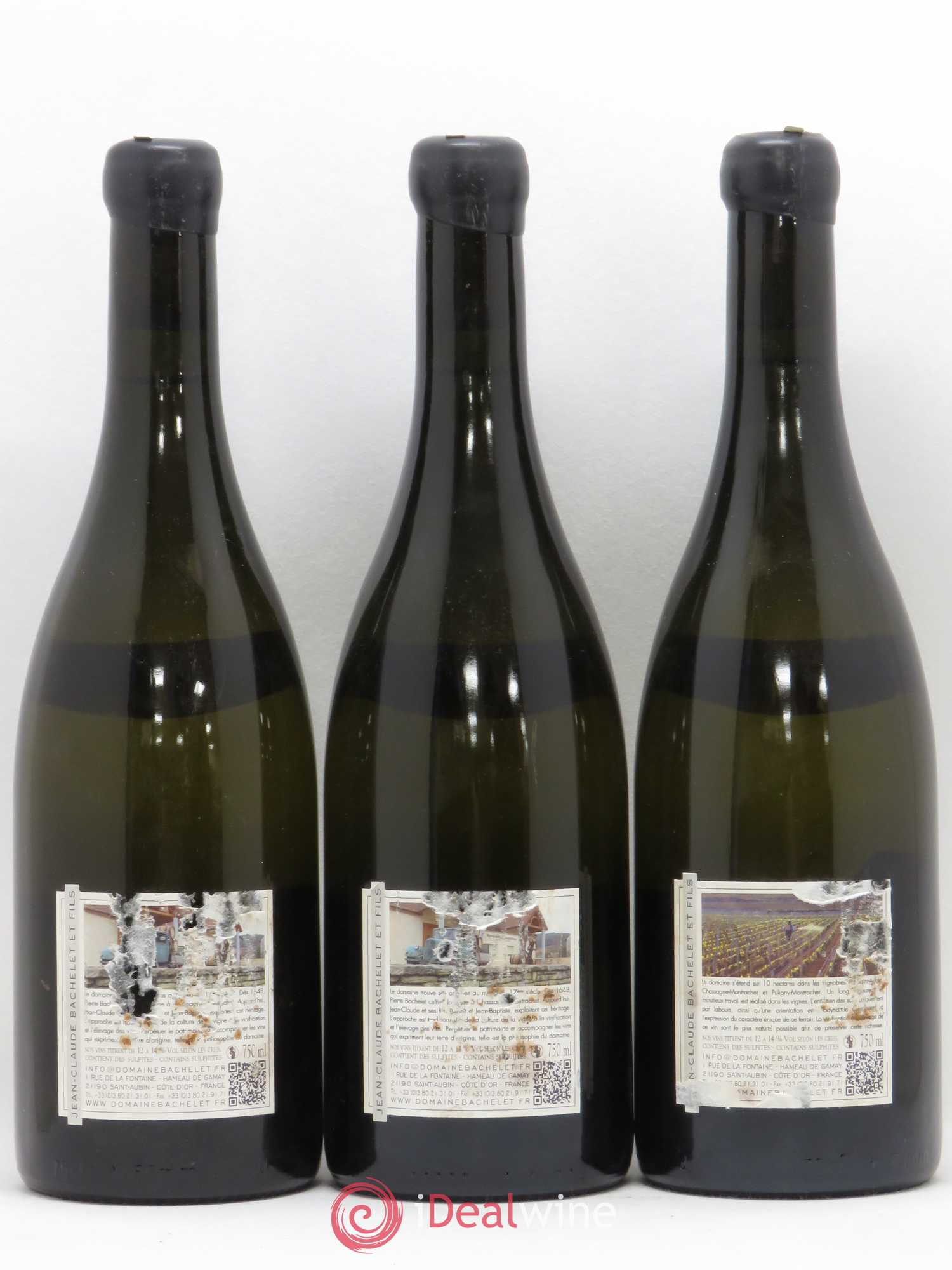 Chassagne-Montrachet 1er Cru Blanchot du Dessus Jean-Claude Bachelet 2013 - Lotto di 3 bottiglie - 1