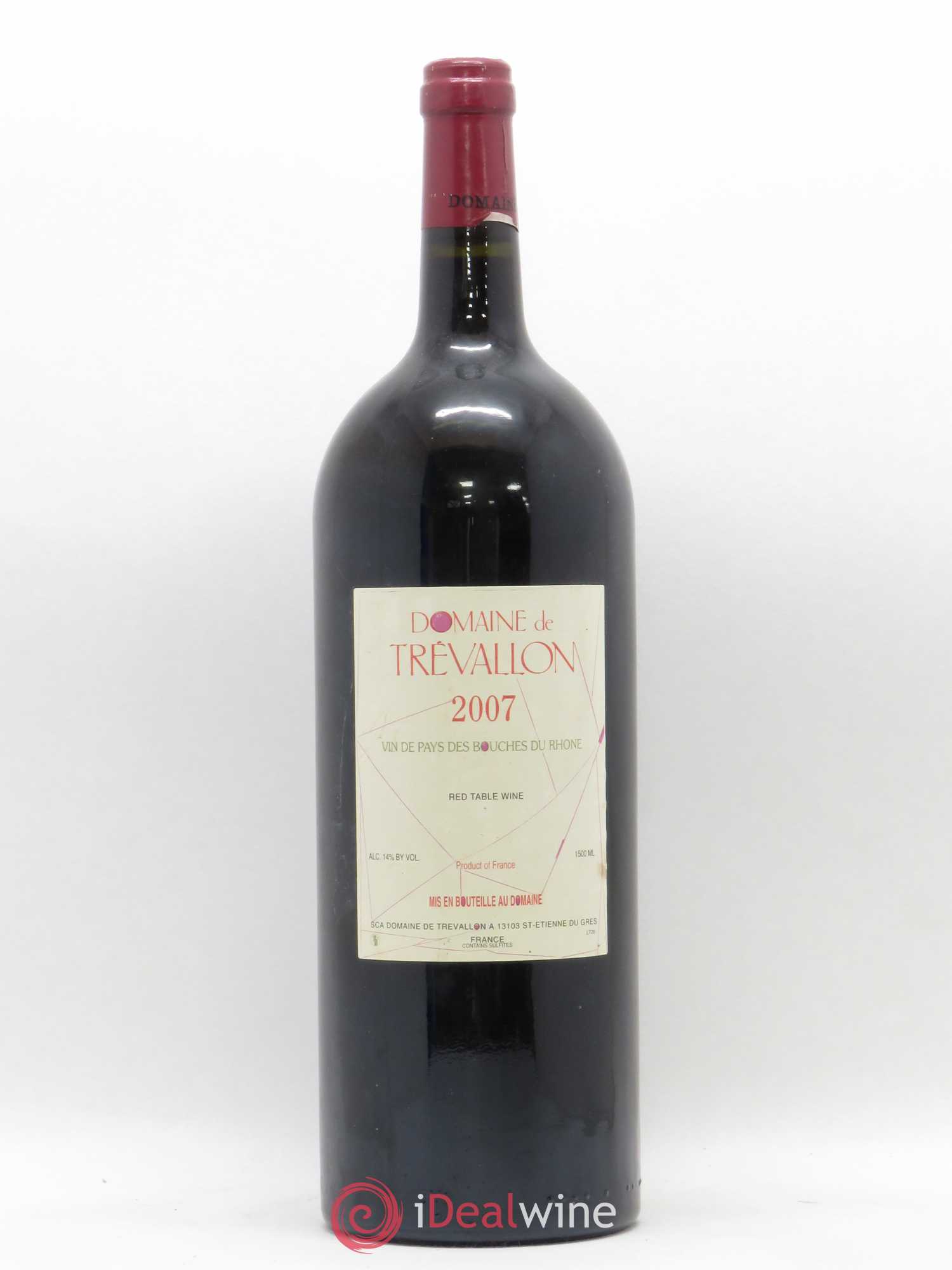 VDP Bouches du Rhône Trévallon (Domaine de) Eloi Dürrbach 2007 - Lot de 1 magnum - 0