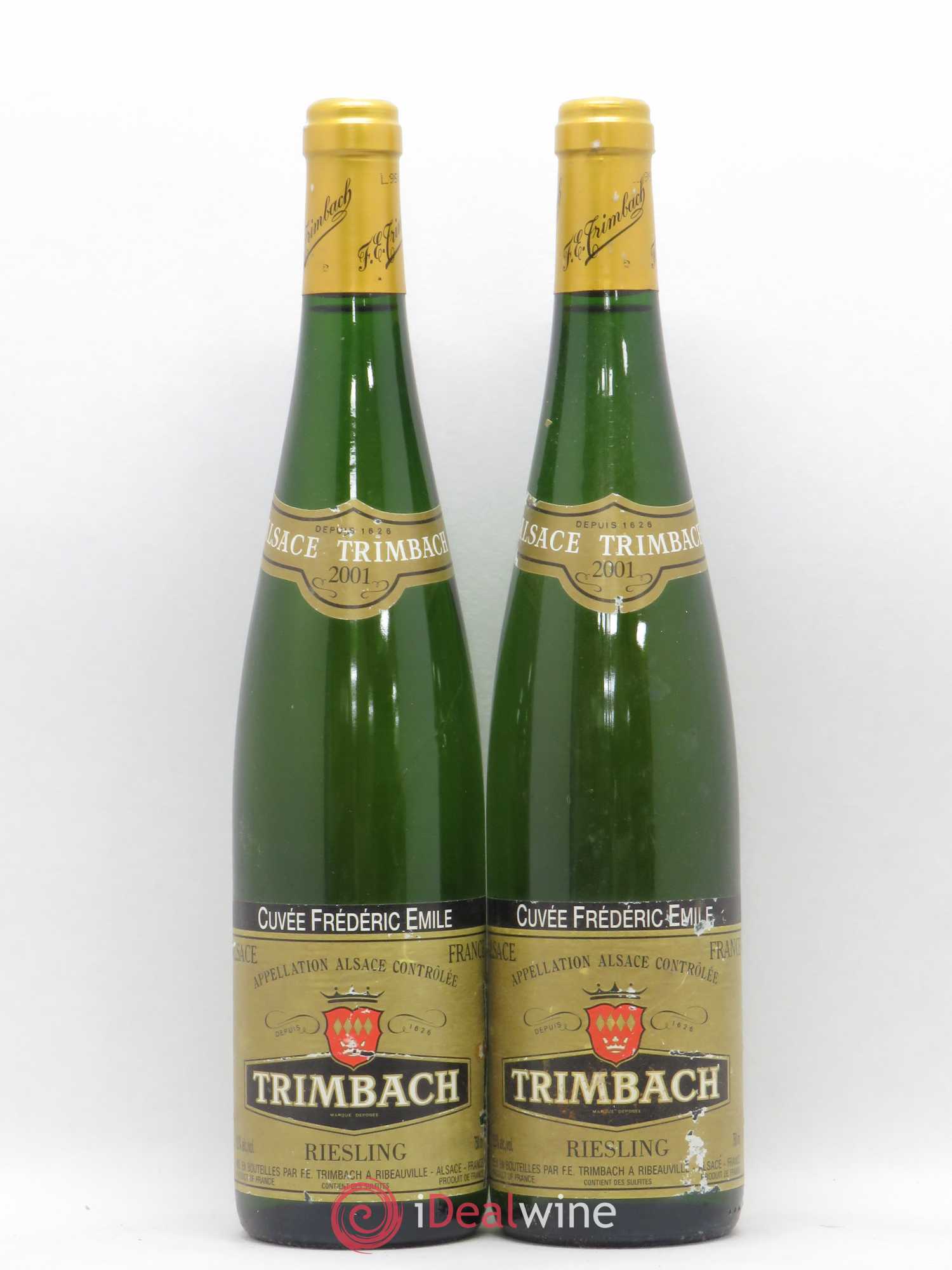 Alsace Riesling Cuvée Frédéric Emile Trimbach (Domaine) 2001 - Lot de 2 bouteilles - 0