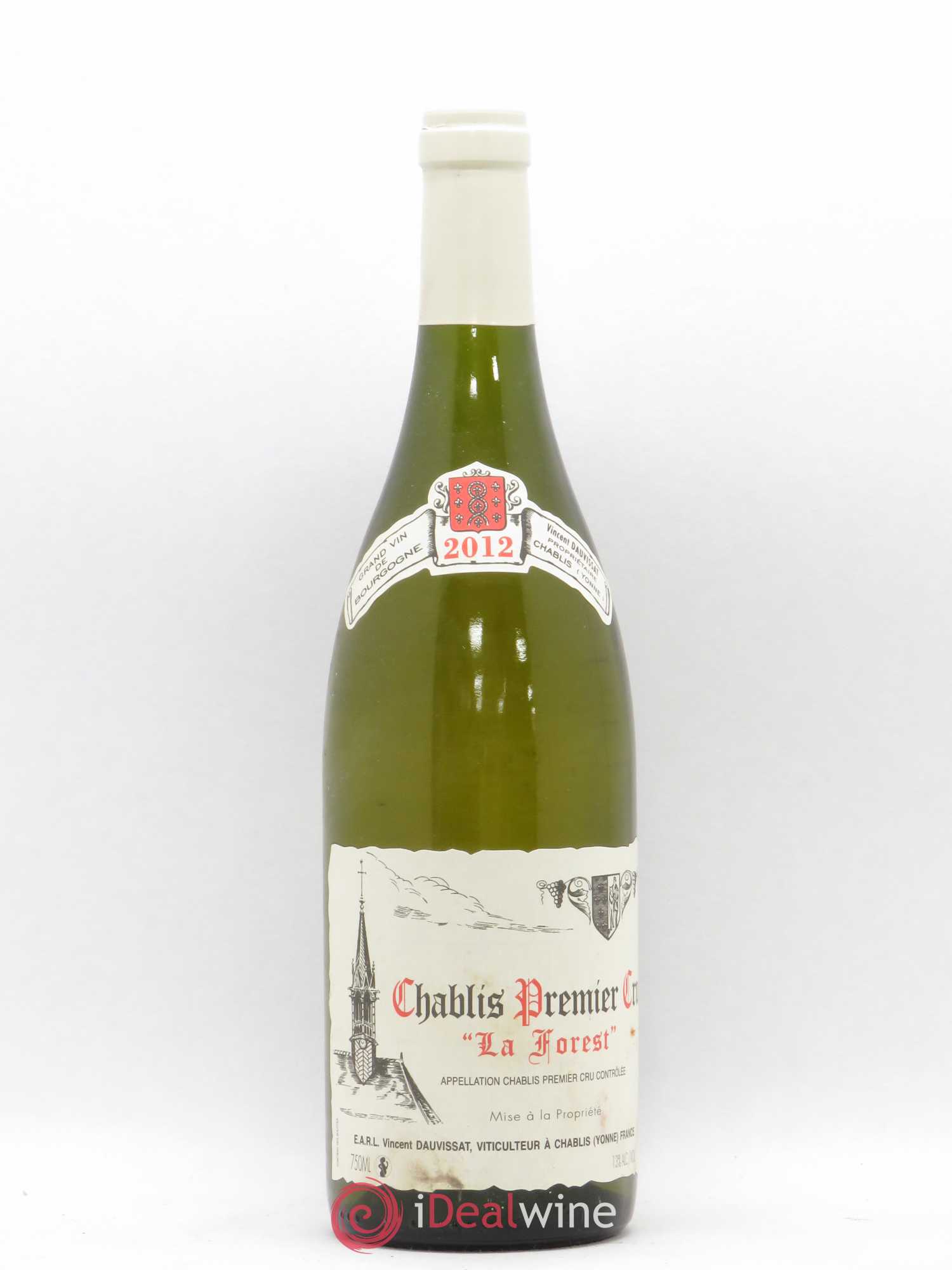 Chablis 1er Cru La Forest Vincent Dauvissat (Domaine) 2012 - Lot de 1 bouteille - 0