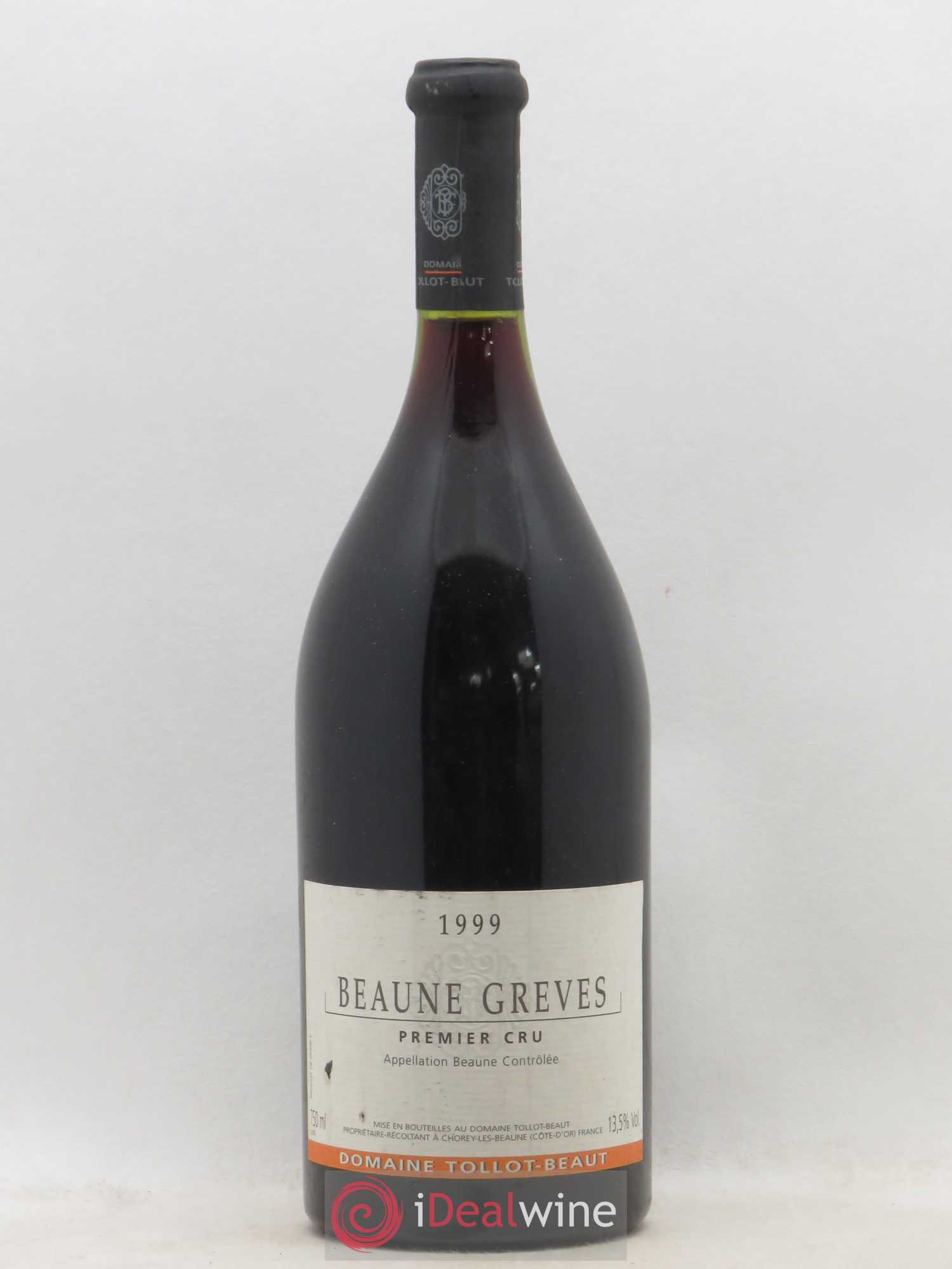 Beaune 1er Cru Grèves Tollot Beaut (Domaine) 1999 - Lot de 1 bouteille - 0