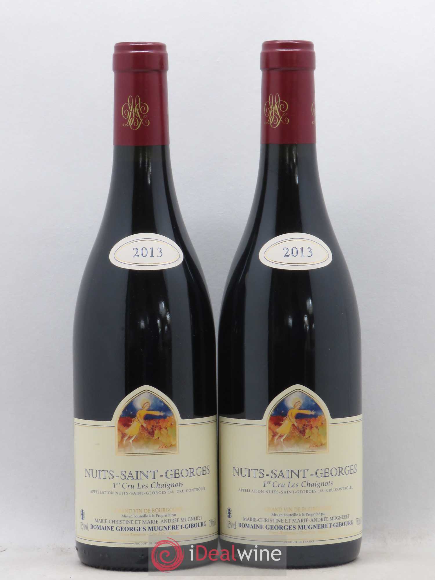 Nuits-Saint-Georges 1er Cru Les Chaignots Mugneret-Gibourg (Domaine) 2013 - Lot de 2 bouteilles - 0