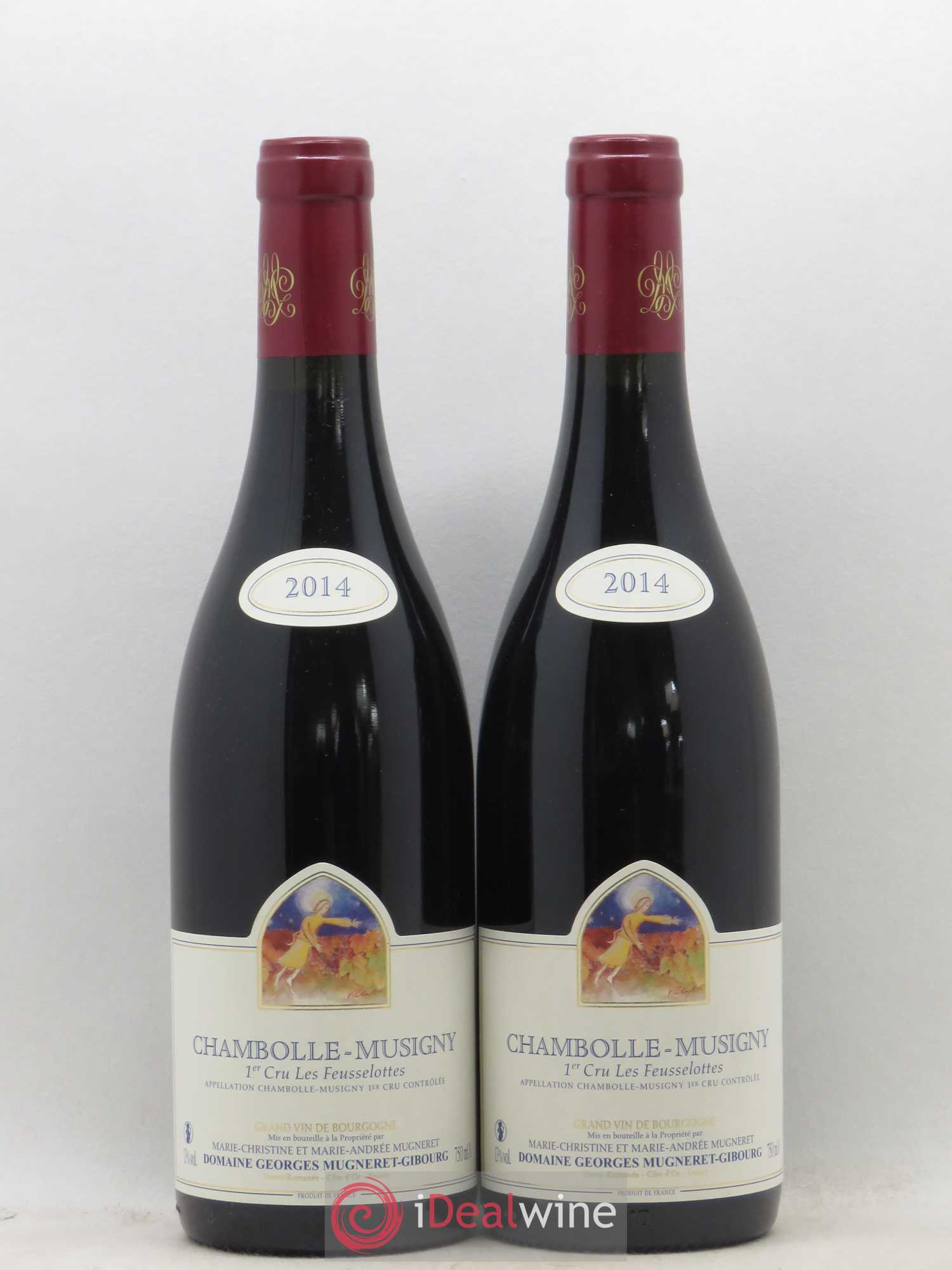 Chambolle-Musigny 1er Cru Les Feusselottes Mugneret-Gibourg (Domaine) 2014 - Lot de 2 bouteilles - 0