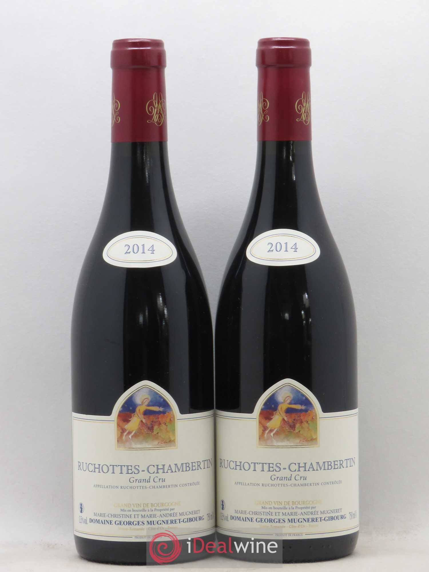 Ruchottes-Chambertin Grand Cru Mugneret-Gibourg (Domaine) 2014 - Lot de 2 bouteilles - 0