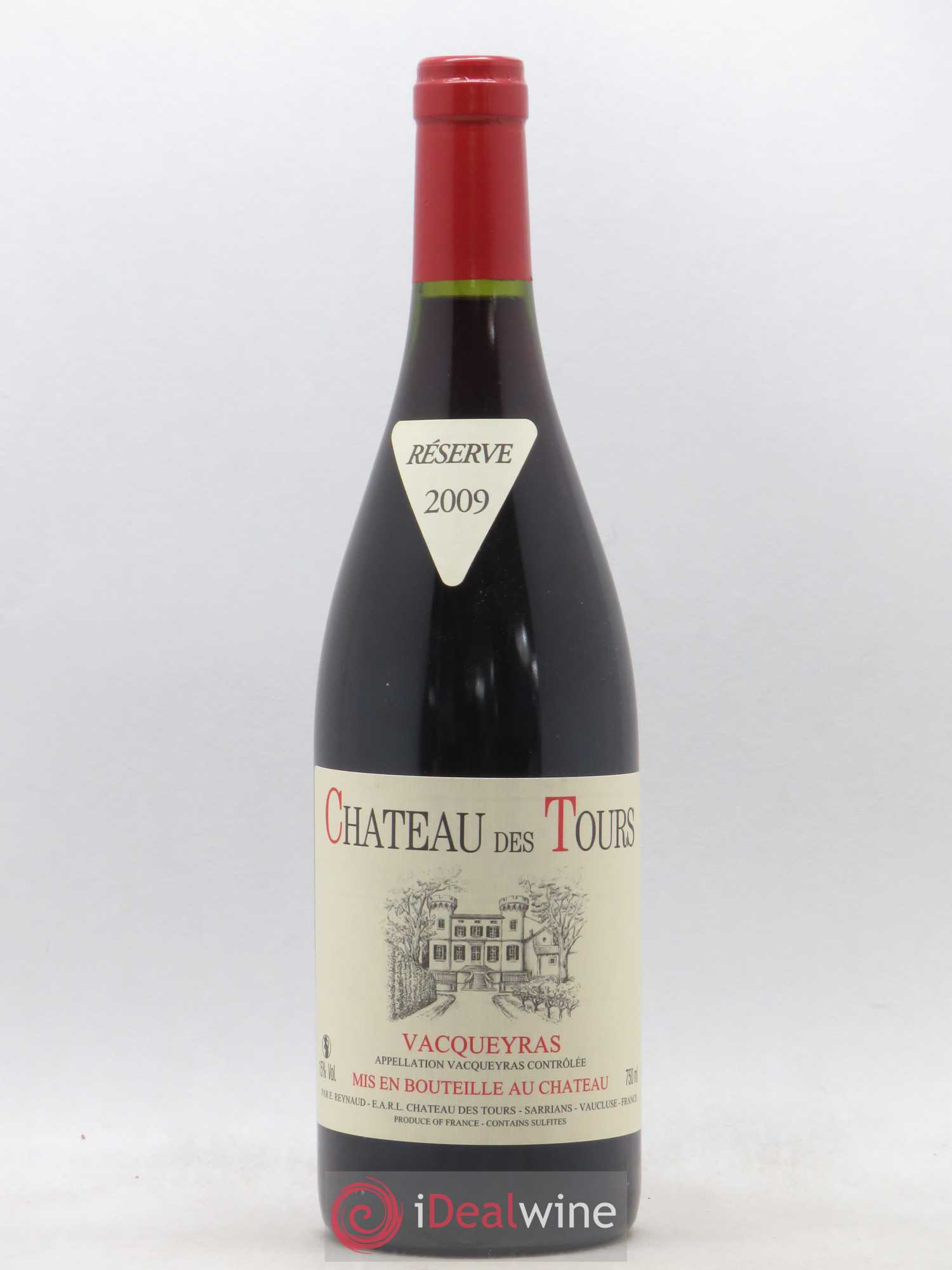 Vacqueyras Château des Tours Emmanuel Reynaud 2009 - Lot de 1 bouteille - 0