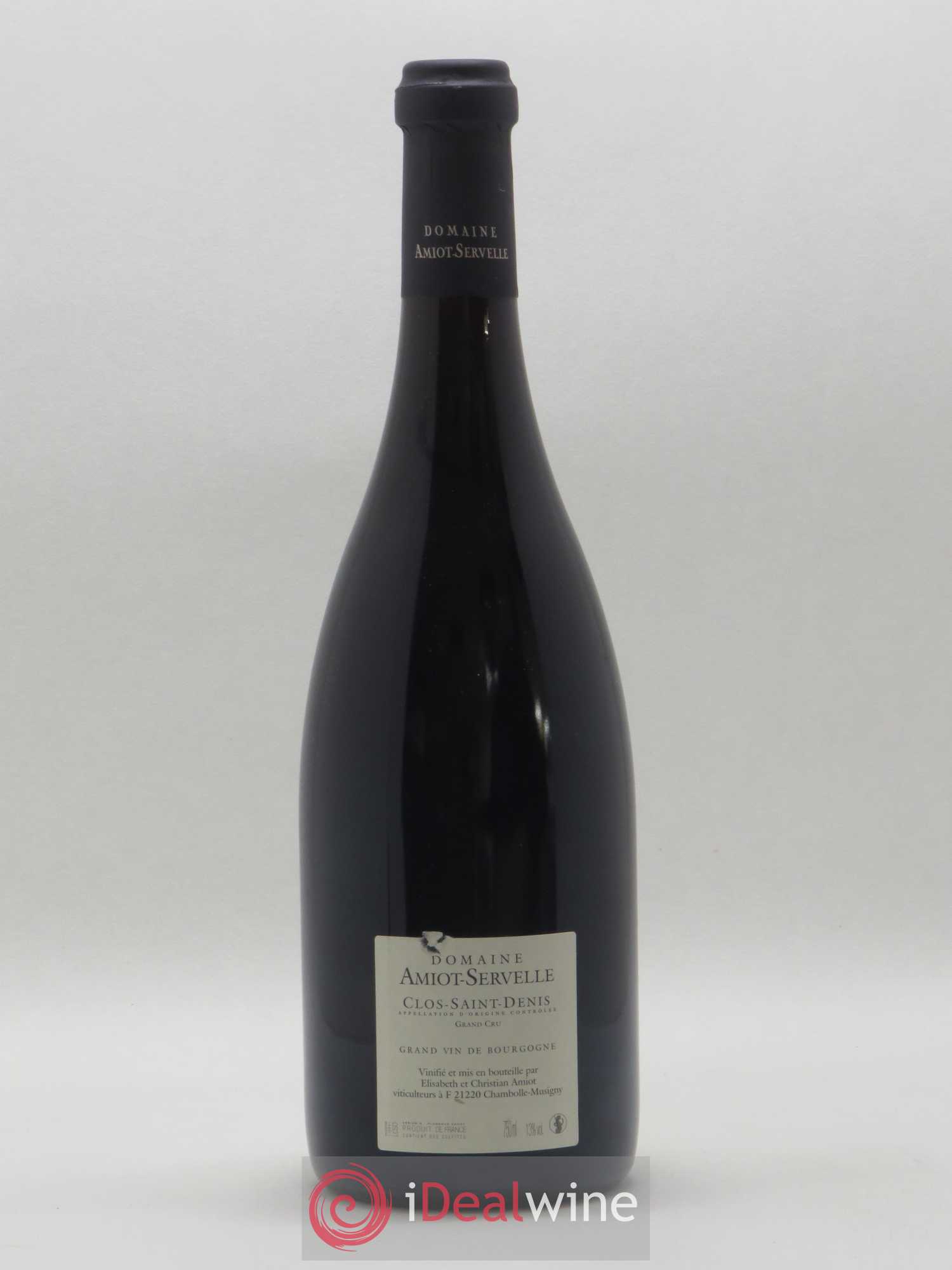 Clos Saint-Denis Grand Cru Amiot-Servelle 2010 - Lot de 1 bouteille - 1