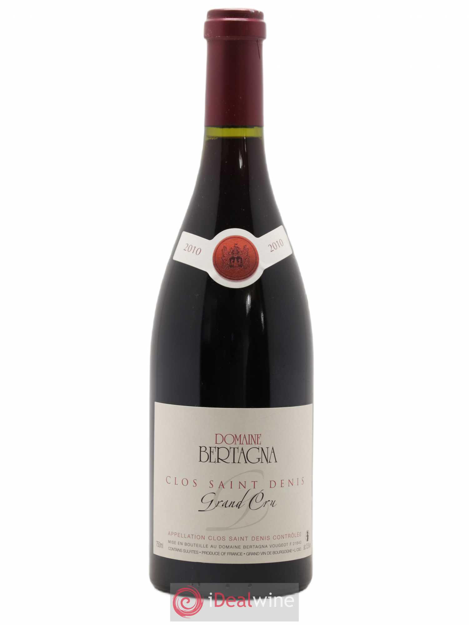Clos Saint-Denis Grand Cru Bertagna 2010 - Lot de 1 bouteille - 0