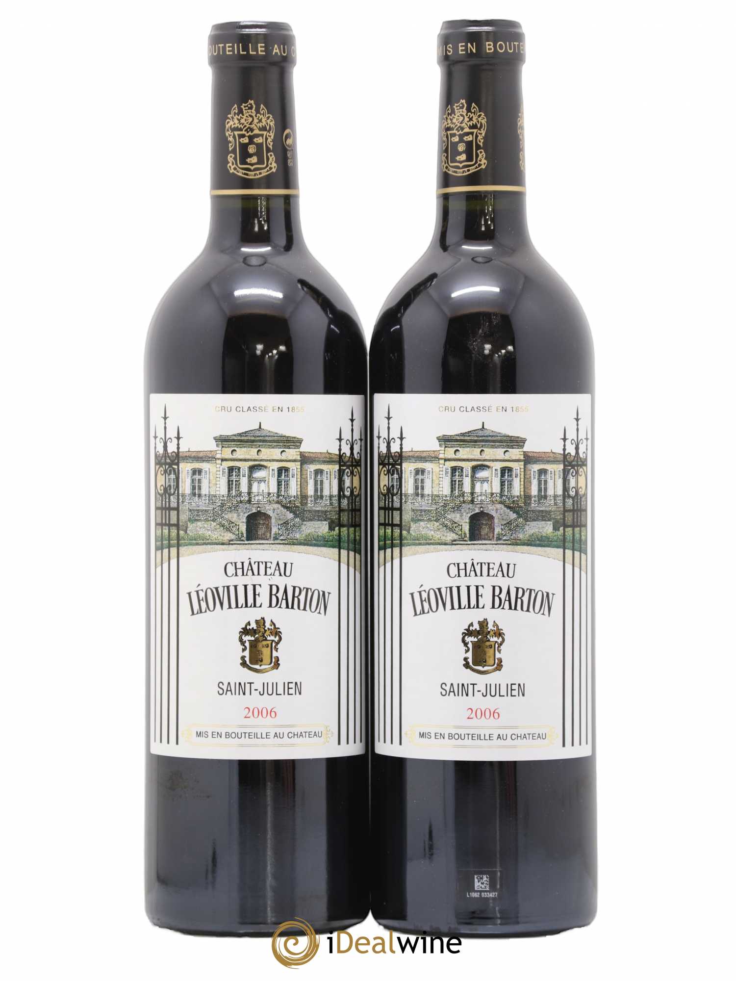 Château Léoville Barton 2ème Grand Cru Classé 2006 - Lot de 2 bouteilles - 0