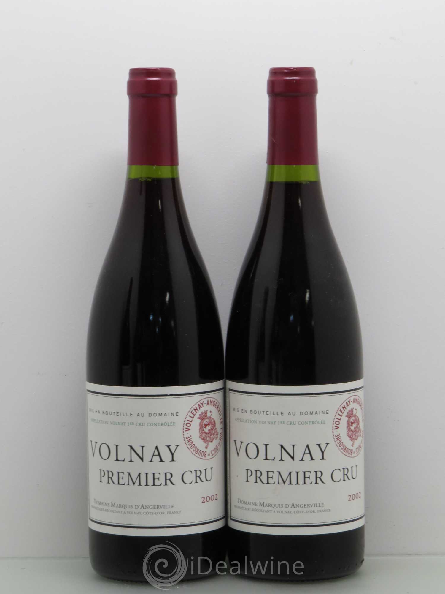 Volnay 1er Cru Marquis d'Angerville (Domaine) 2002 - Lot de 5 bouteilles - 2
