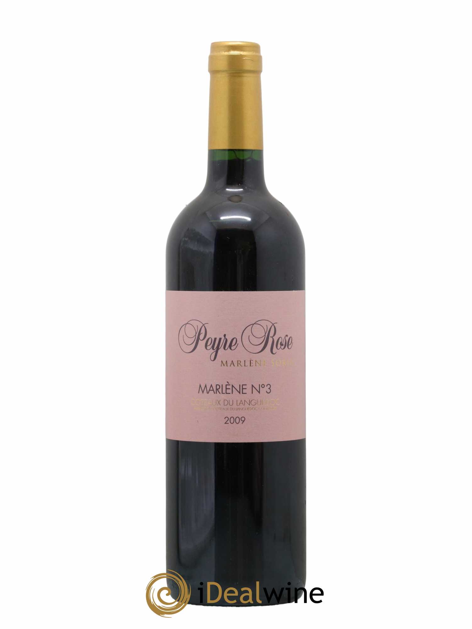 Vin de France (anciennement Coteaux du Languedoc) Peyre Rose Marlène n°3 Marlène Soria 2009 - Lot de 1 bouteille - 0