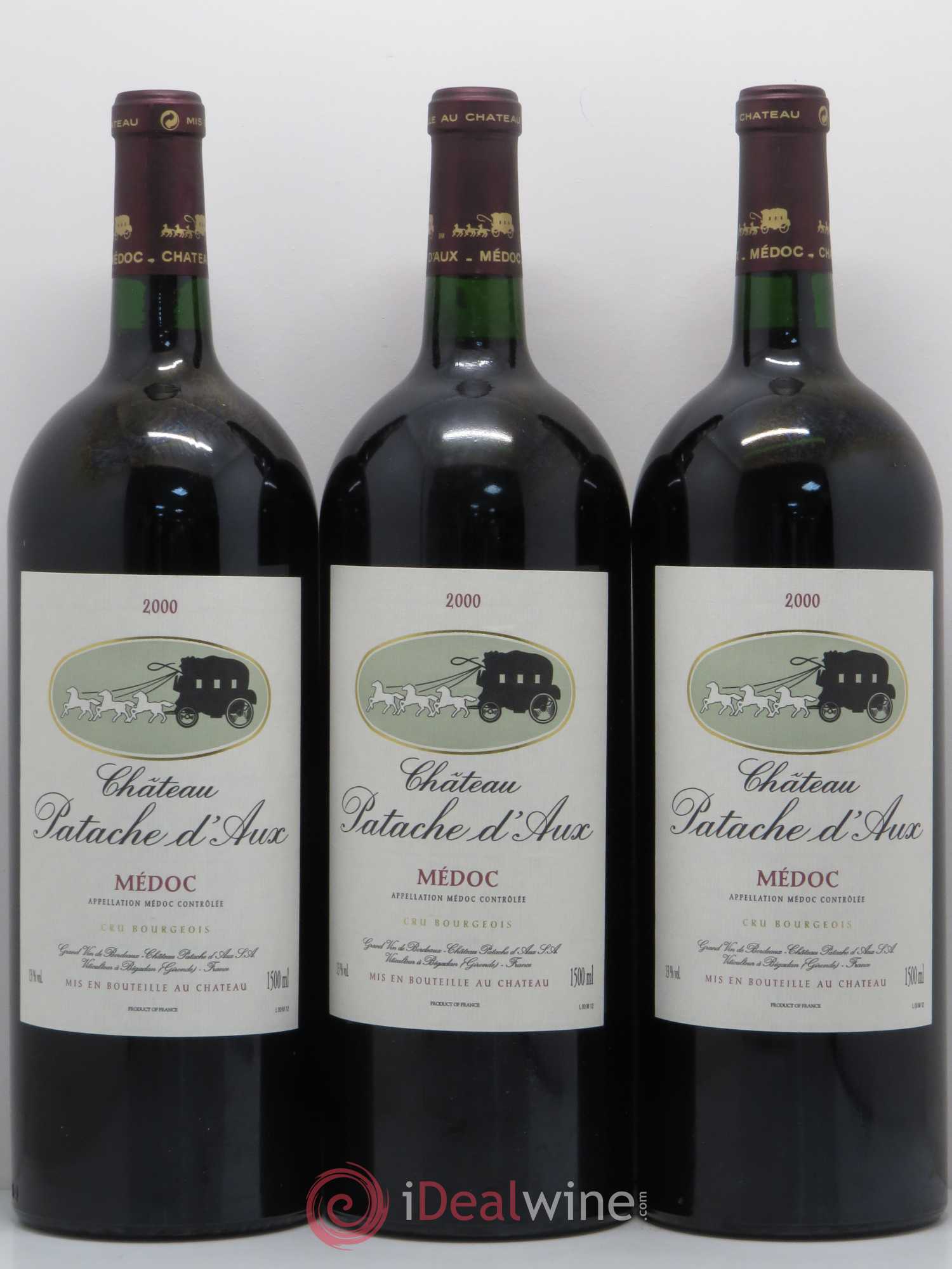 Château Patache d'Aux Cru Bourgeois 2000 - Lot de 6 magnums - 2