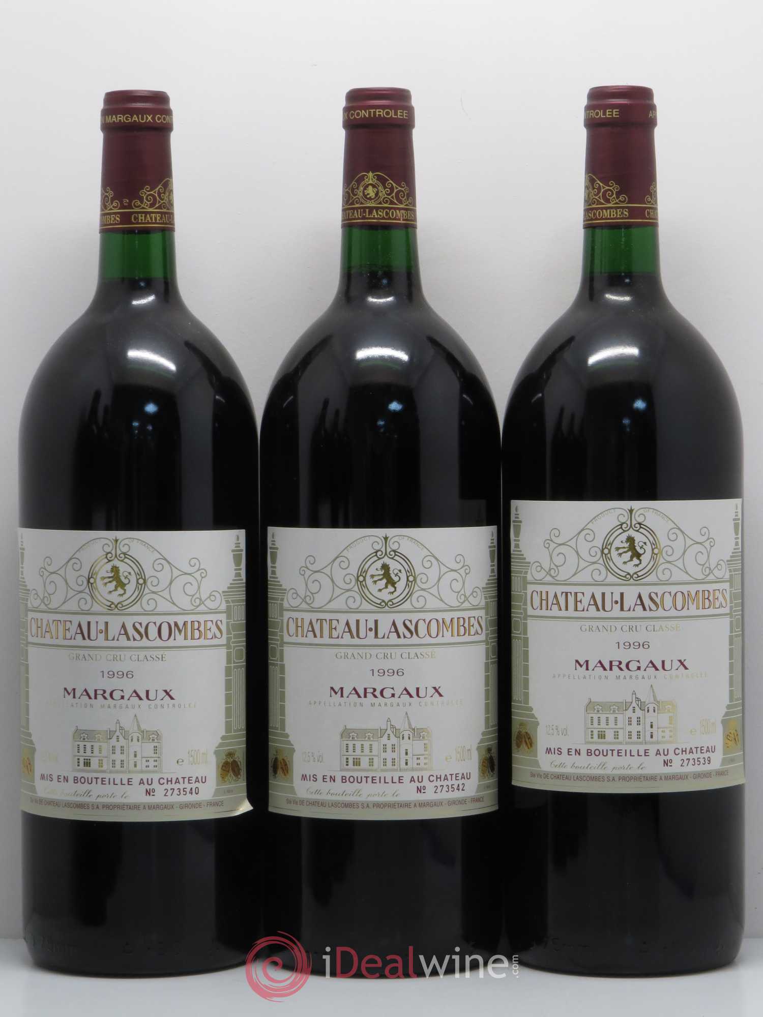 Château Lascombes 2ème Grand Cru Classé 1996 - Lot de 6 magnums - 1