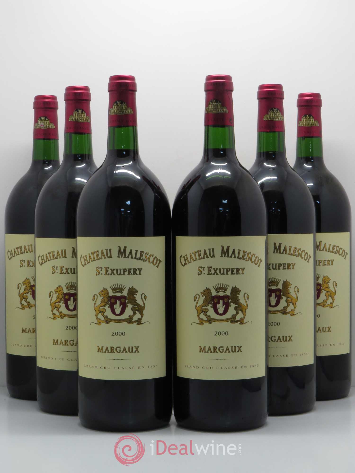 Château Malescot Saint-Exupéry 3ème Grand Cru Classé 2000 - Lot de 6 magnums - 0