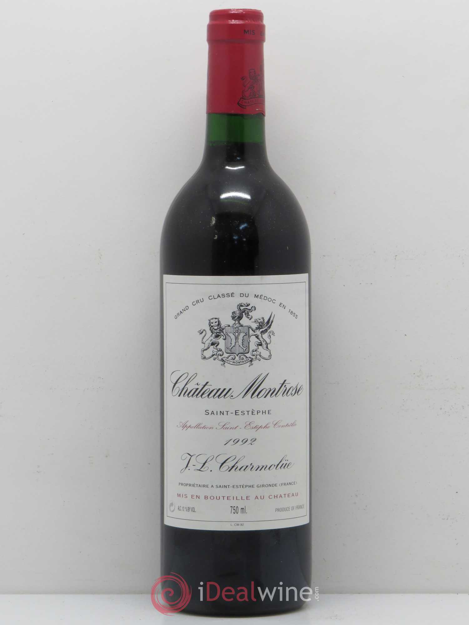 Château Montrose 2ème Grand Cru Classé 1992 - Lot de 1 bouteille - 0