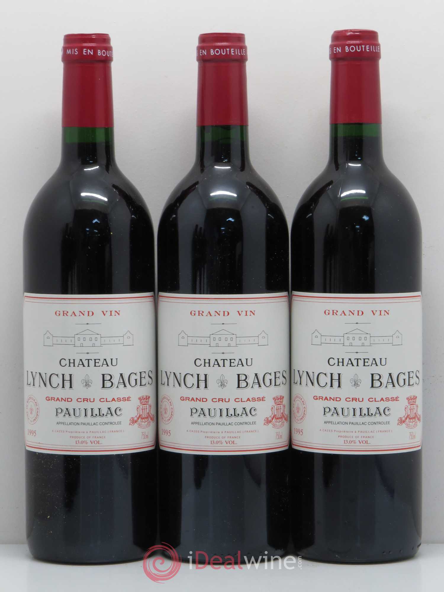 Château Lynch Bages 5ème Grand Cru Classé 1995 - Lot de 6 bouteilles - 1