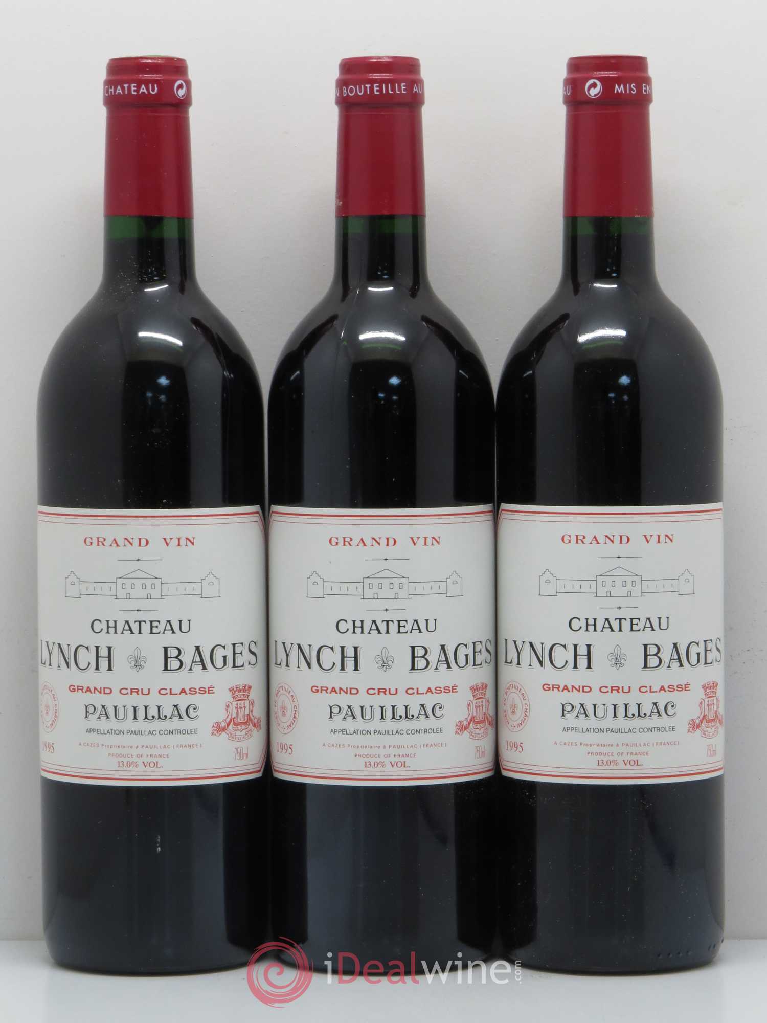 Château Lynch Bages 5ème Grand Cru Classé 1995 - Lot de 6 bouteilles - 2