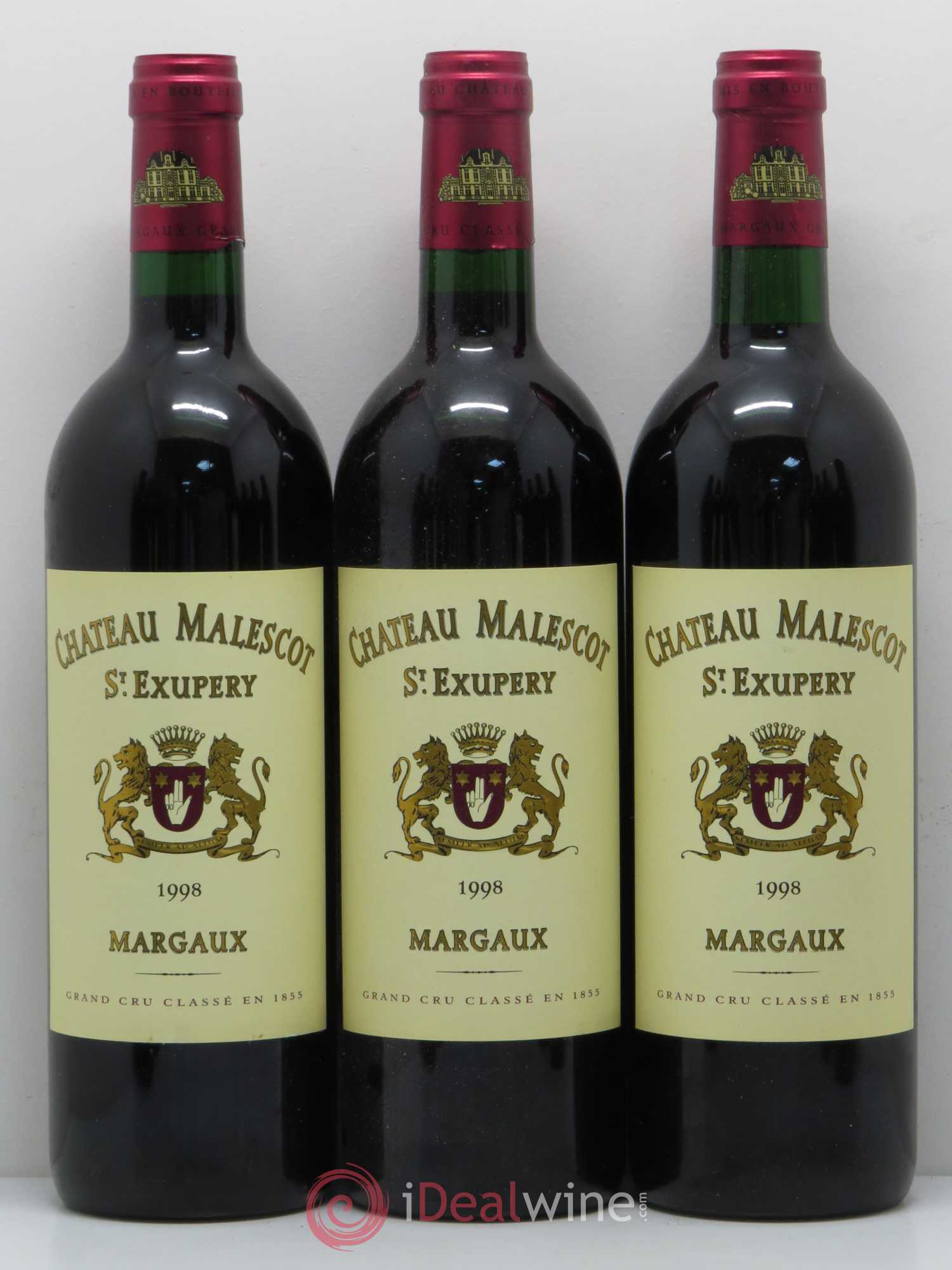 Château Malescot Saint-Exupéry 3ème Grand Cru Classé 1998 - Lot de 12 bouteilles - 1